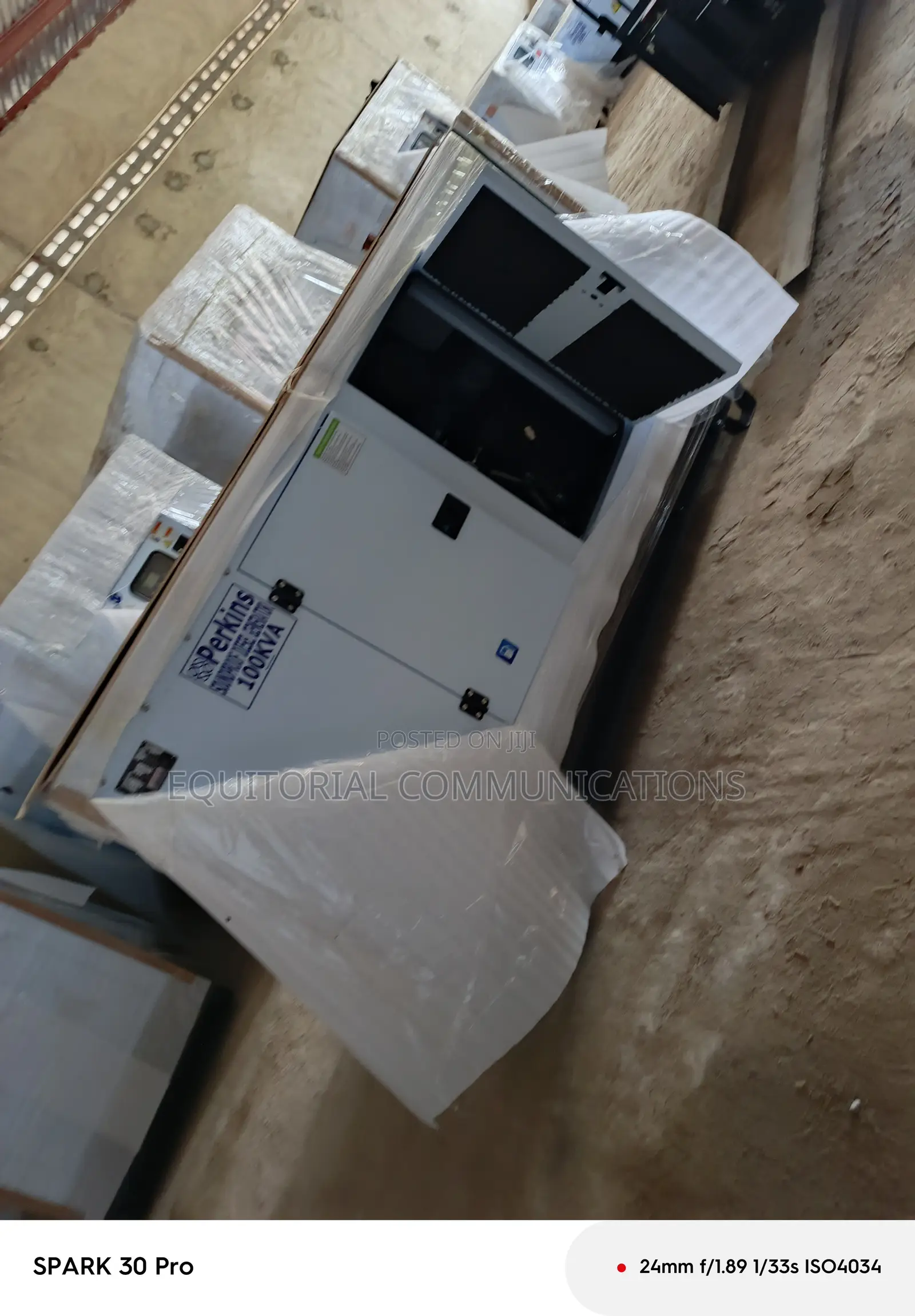 Perkins 100kVA Soundproof Power Professional-Grade Diesel Generator