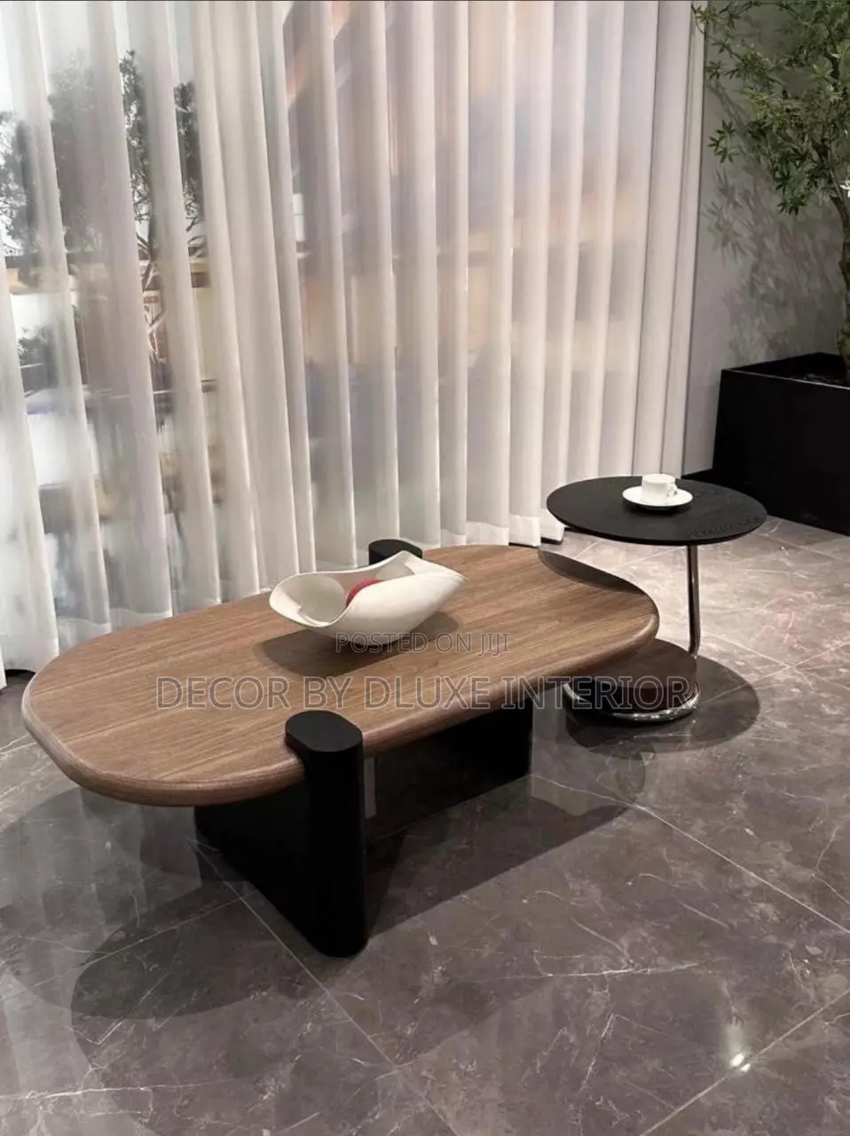 Modern Minimalist High-End Wooden Square Coffee Table