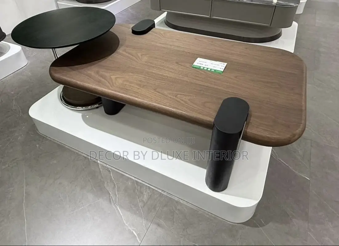 Modern Minimalist High-End Wooden Square Coffee Table