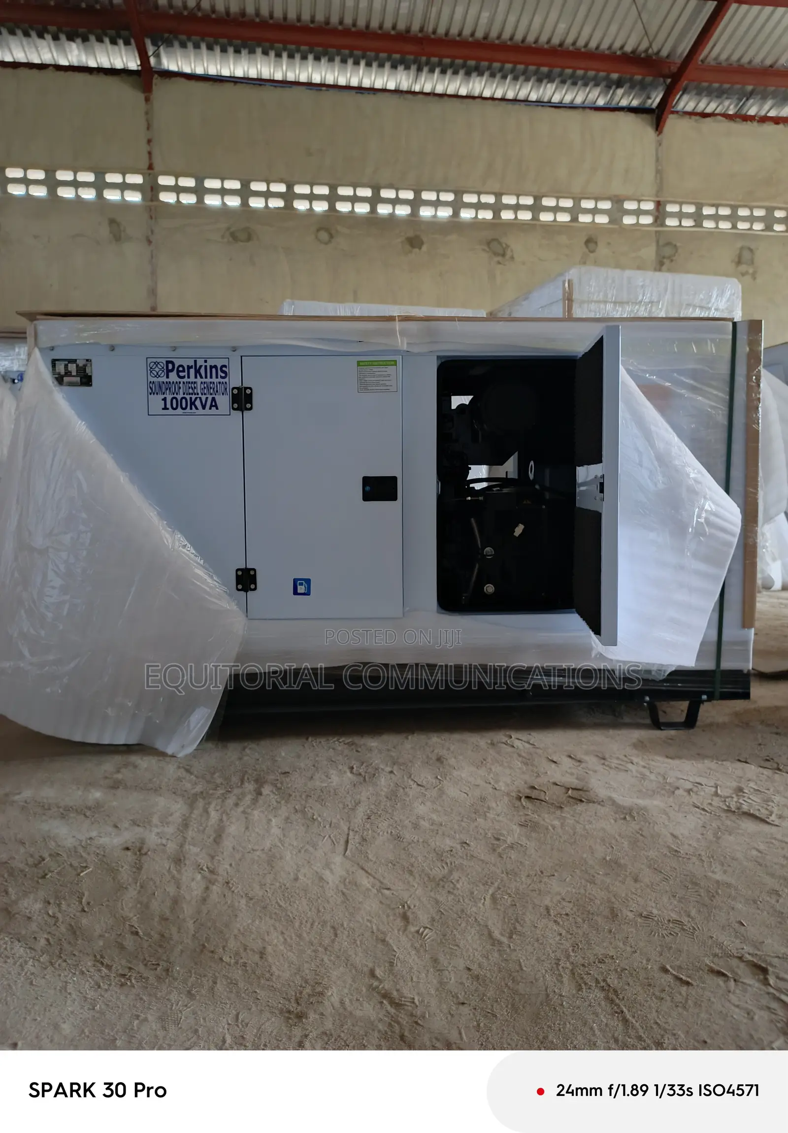 Perkins 100kVA Diesel Generator – Powerful, Quiet Efficient Backup
