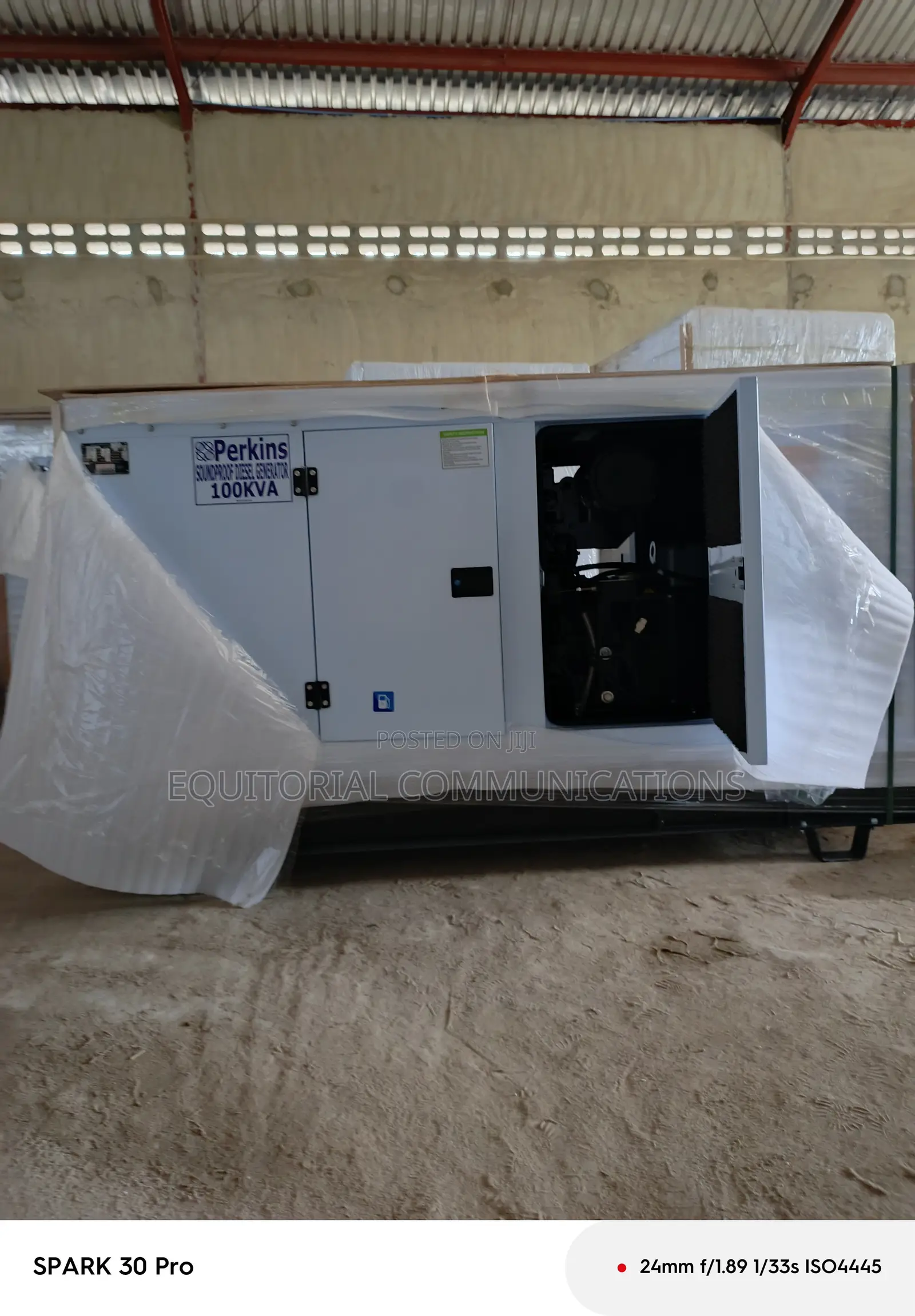 Perkins 100kVA Diesel Generator – Powerful, Quiet Efficient Backup