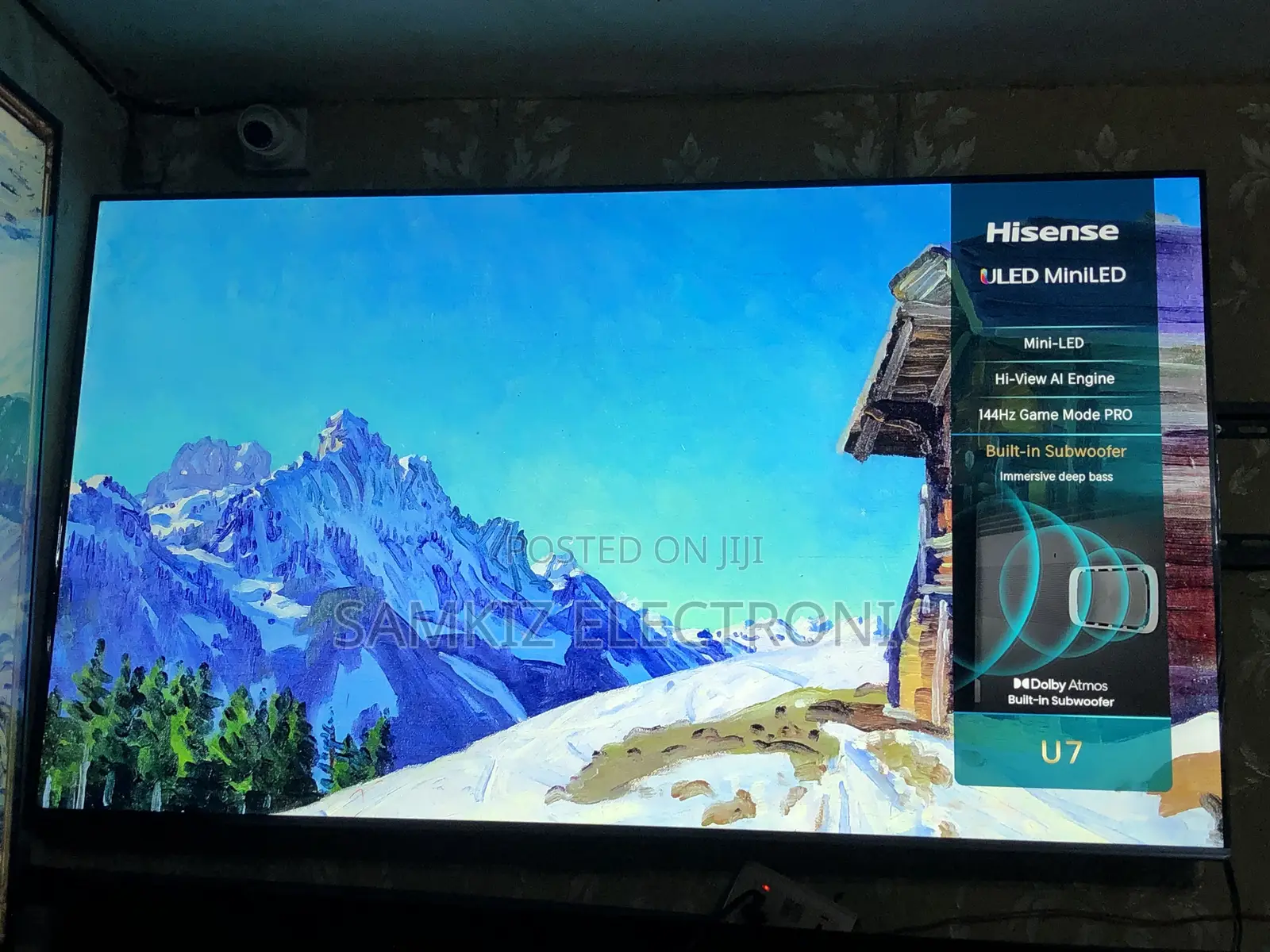 Hisense 2026 U7Q |The Penthouse Cinema - Mini-Led 144Hz, Dolby Atmos