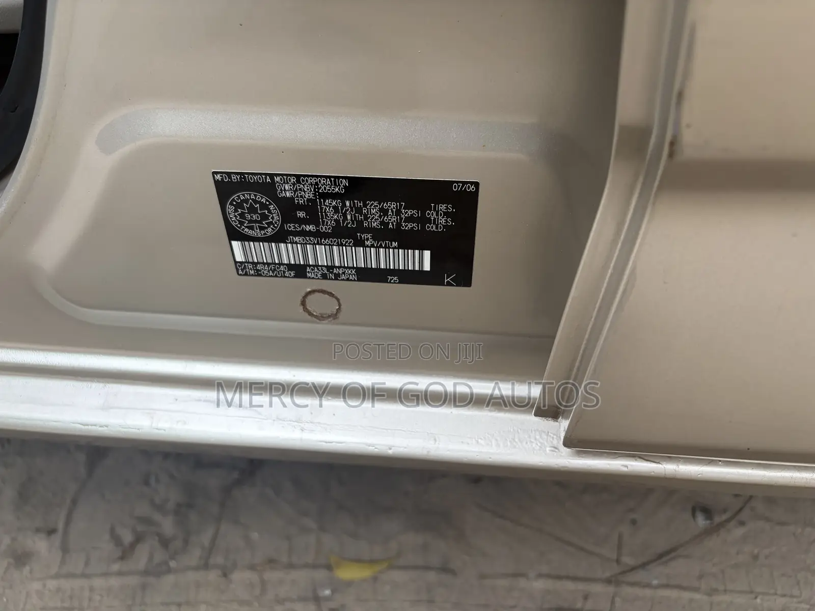Toyota RAV4 2008 Gold