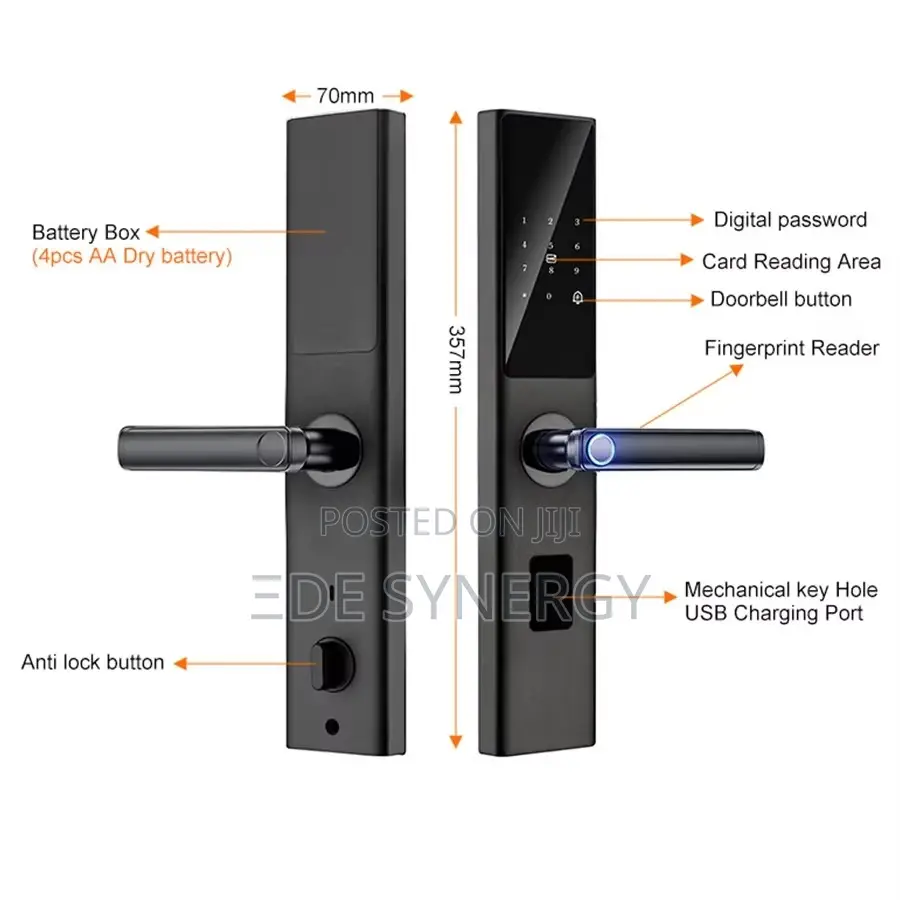 Tuya Wi-Fi Intelligence Digital Smartlock for Apartments