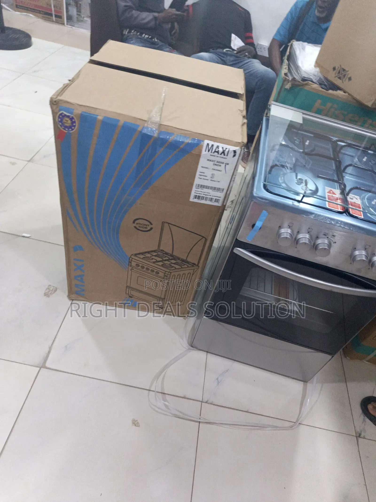 Maxi Stainless Steel Gas Cooker Oven