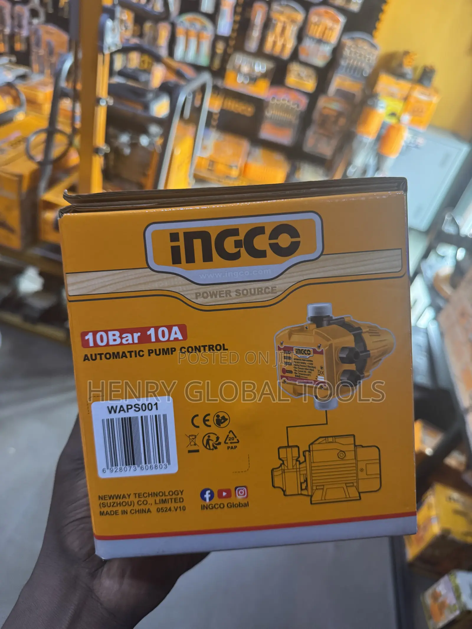 10bar 10A Ingco Automatic Pump Control