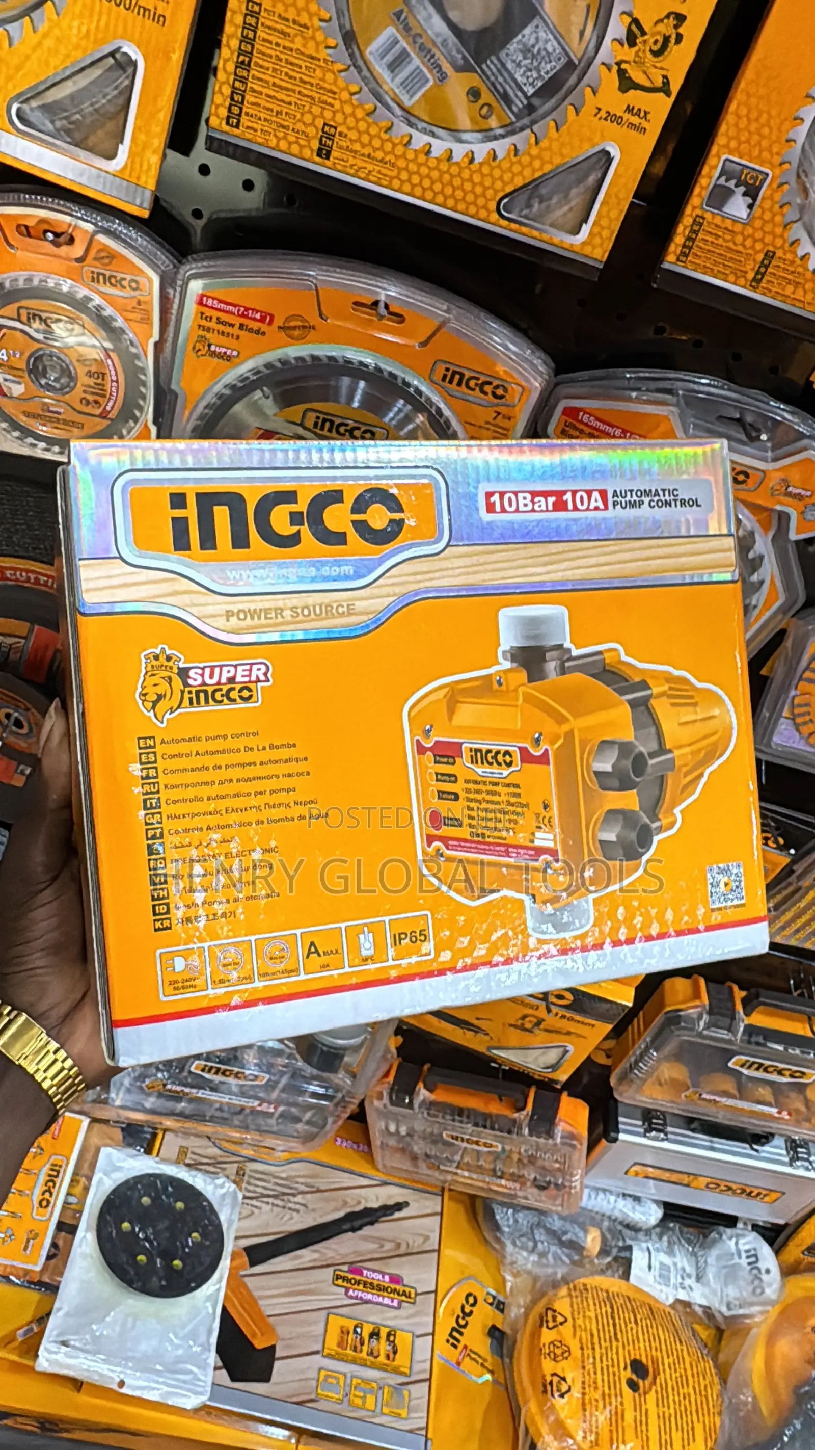 10bar 10A Ingco Automatic Pump Control