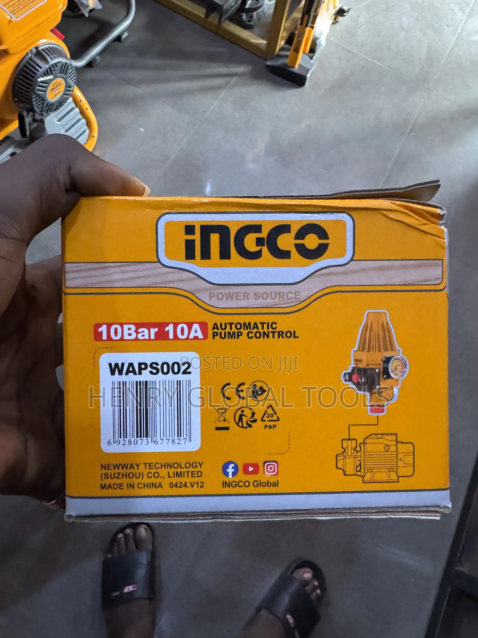 10bar 10A Ingco Automatic Pump Control