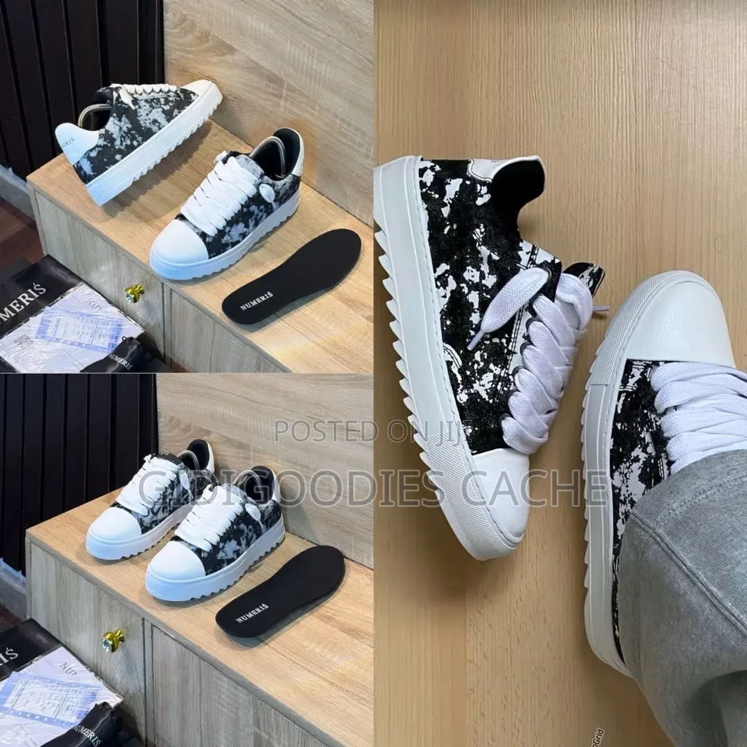 NUMERÍS Men's Luxury Lace-Up Sneakers Size 40-45