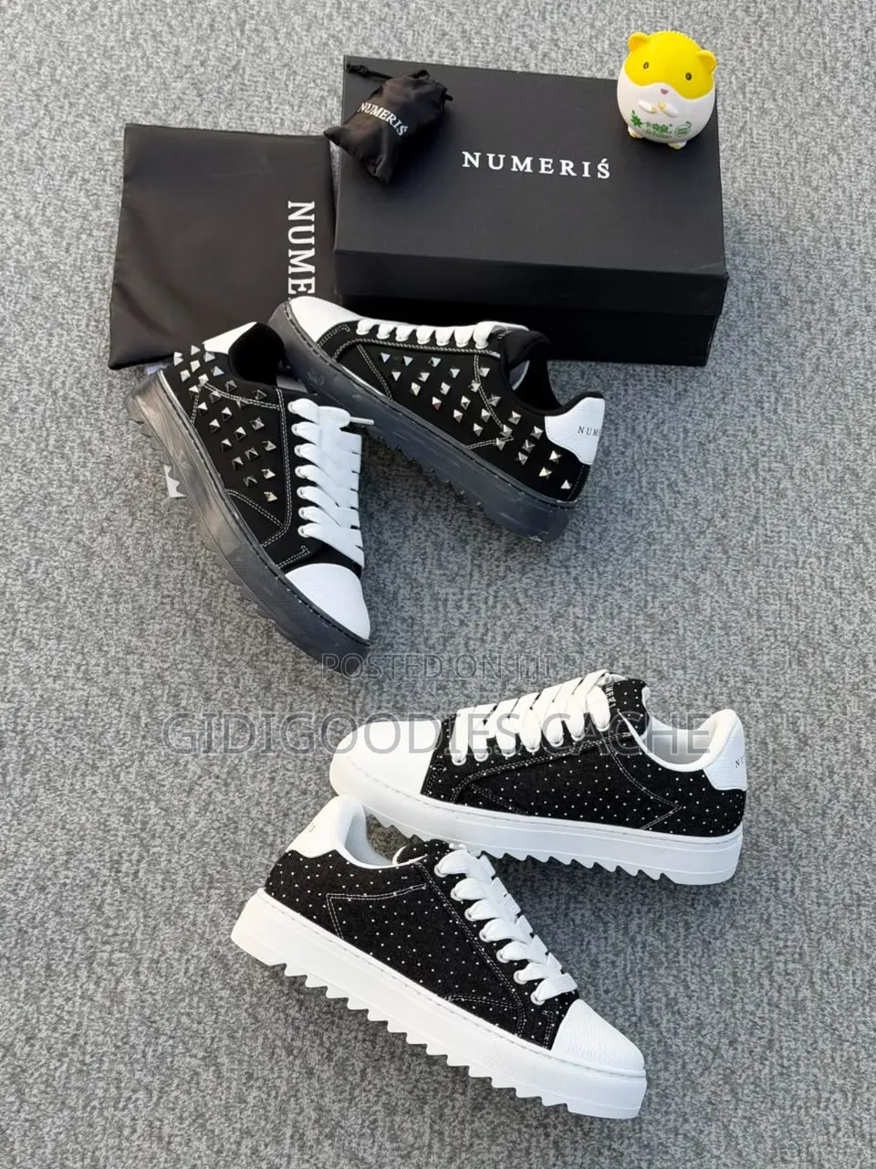 NUMERÍS Men's Luxury Lace-Up Sneakers Size 40-45