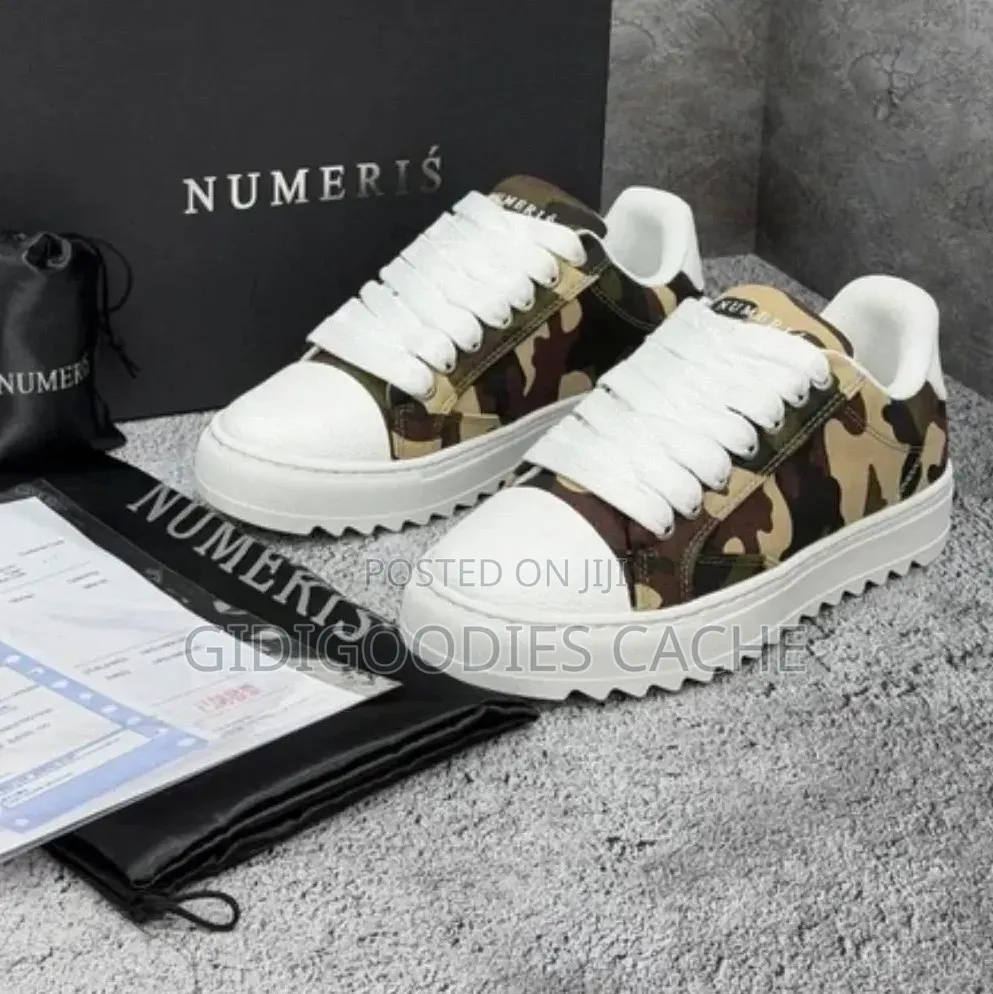 NUMERÍS Men's Luxury Lace-Up Sneakers Size 40-45