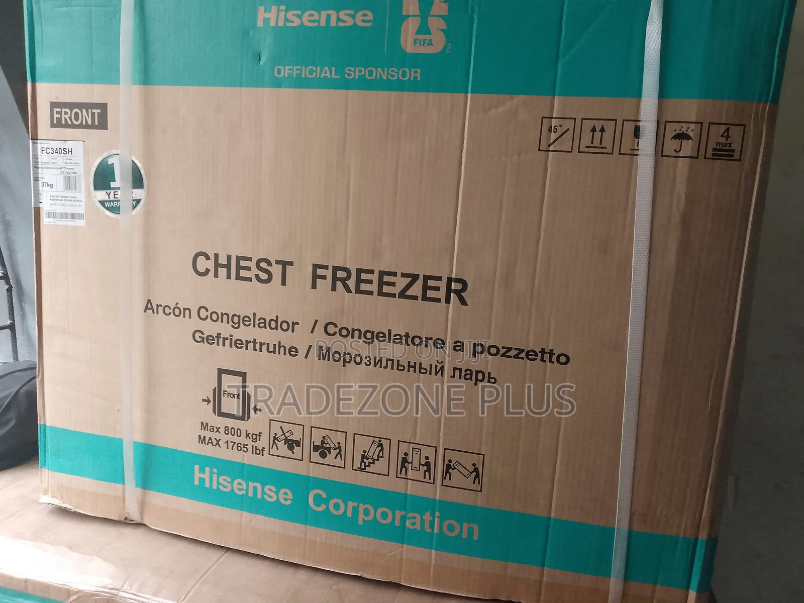 Hisense FC340SH Chest Freezer – Spacious, Powerful Reliable