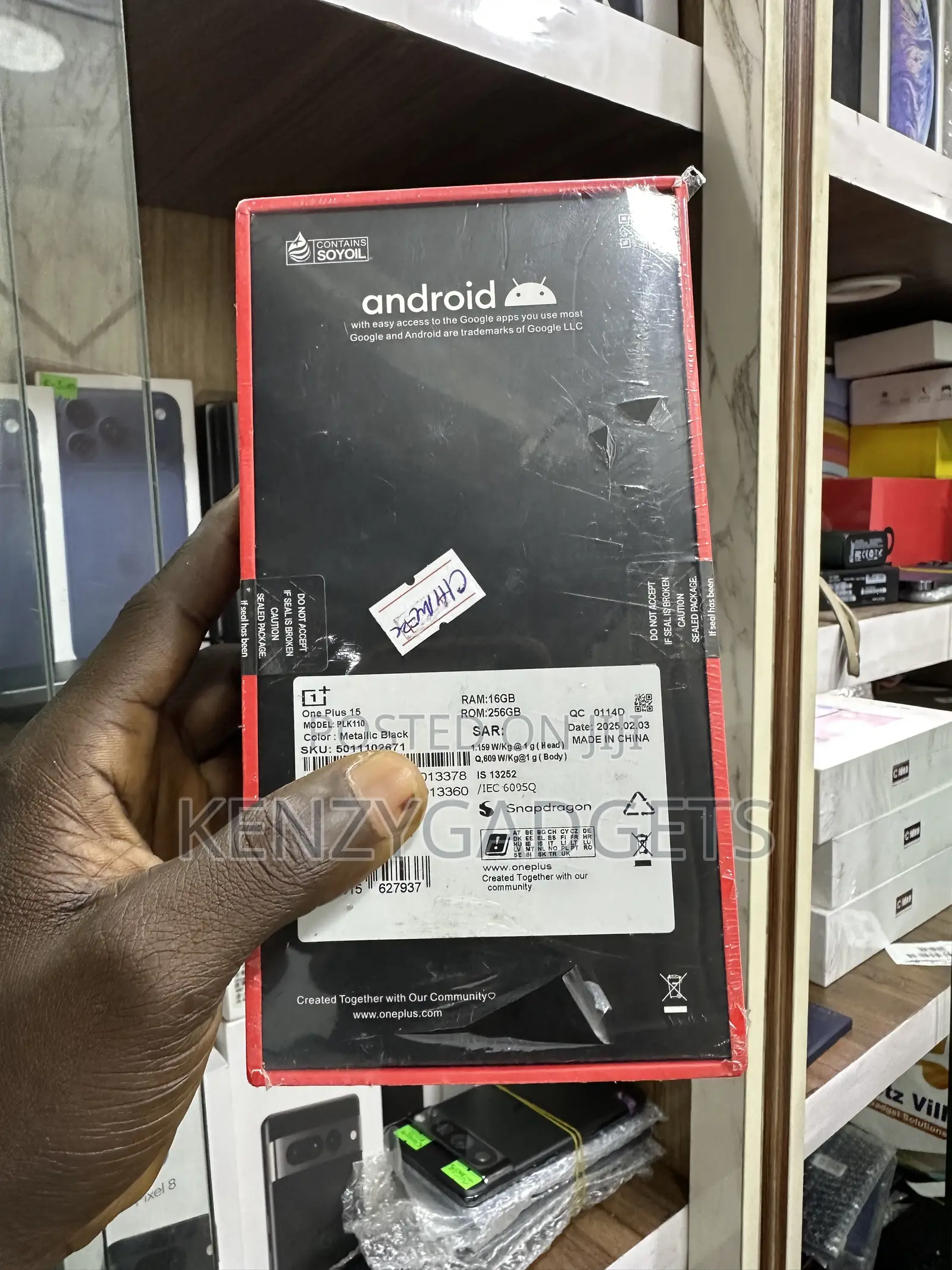 New OnePlus 15 256 GB