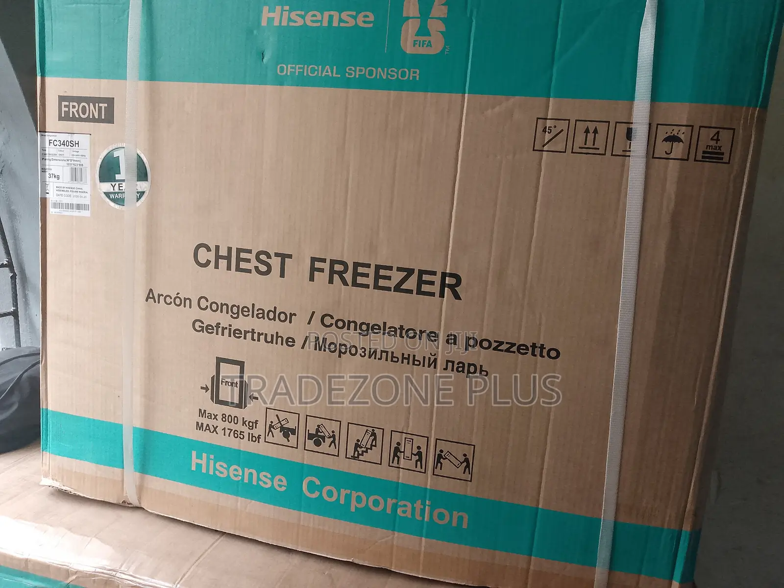 Hisense FC340SH Chest Freezer – Spacious, Powerful Reliable