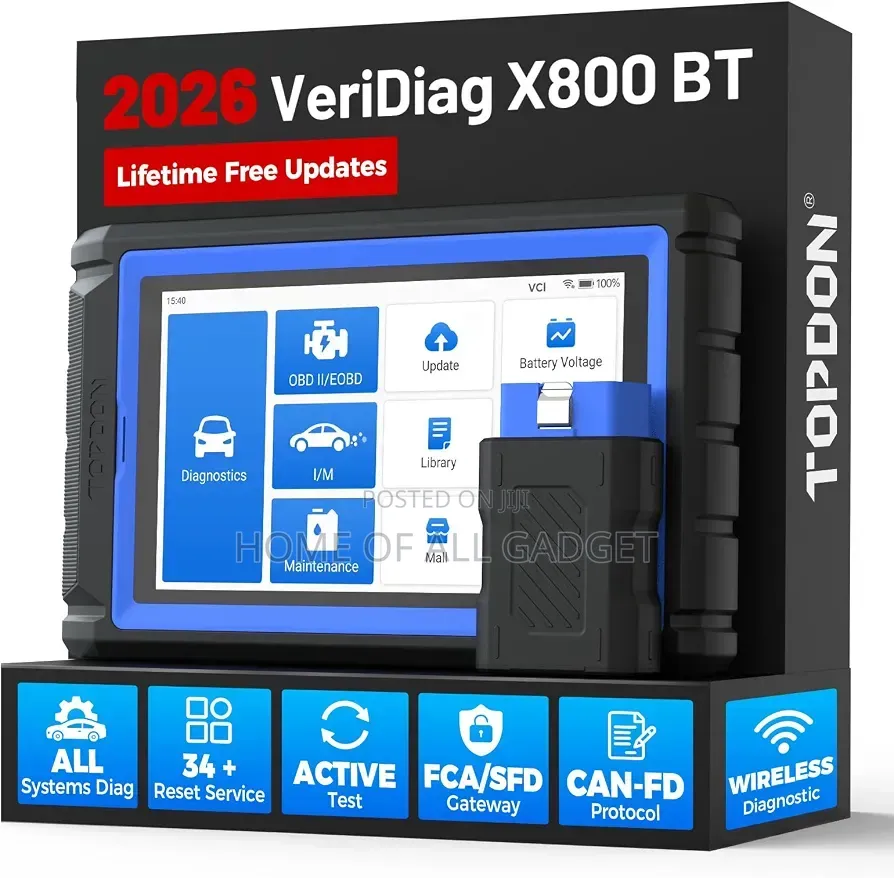 TOPDON X800BT OBD2 Scanner, Bidirectional Scan Tool, 34 Reset Service