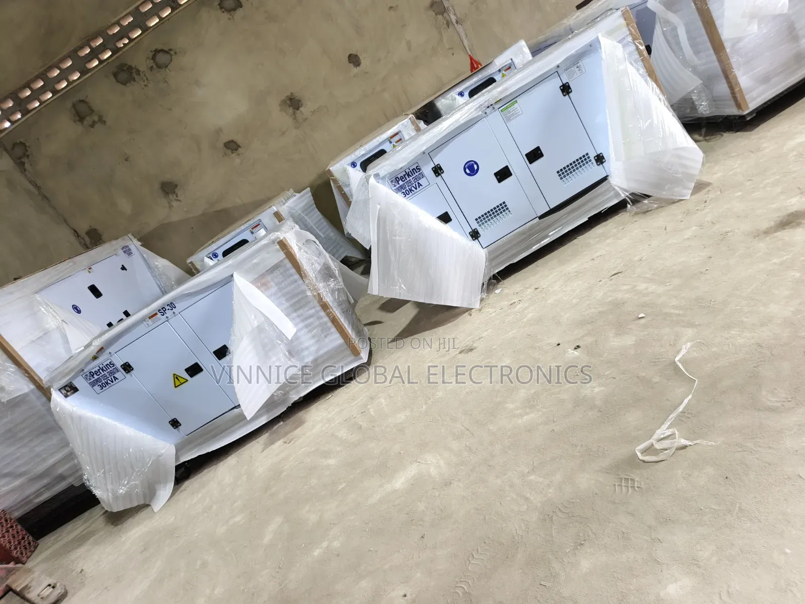 Brand New 30kva Perkins Soundproof Generator 100% Copper