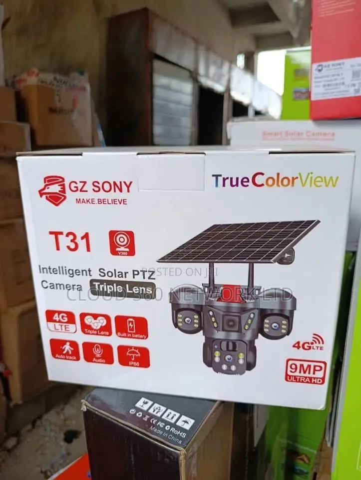 Solar Triple Lens Indoor/Outdoor Camera