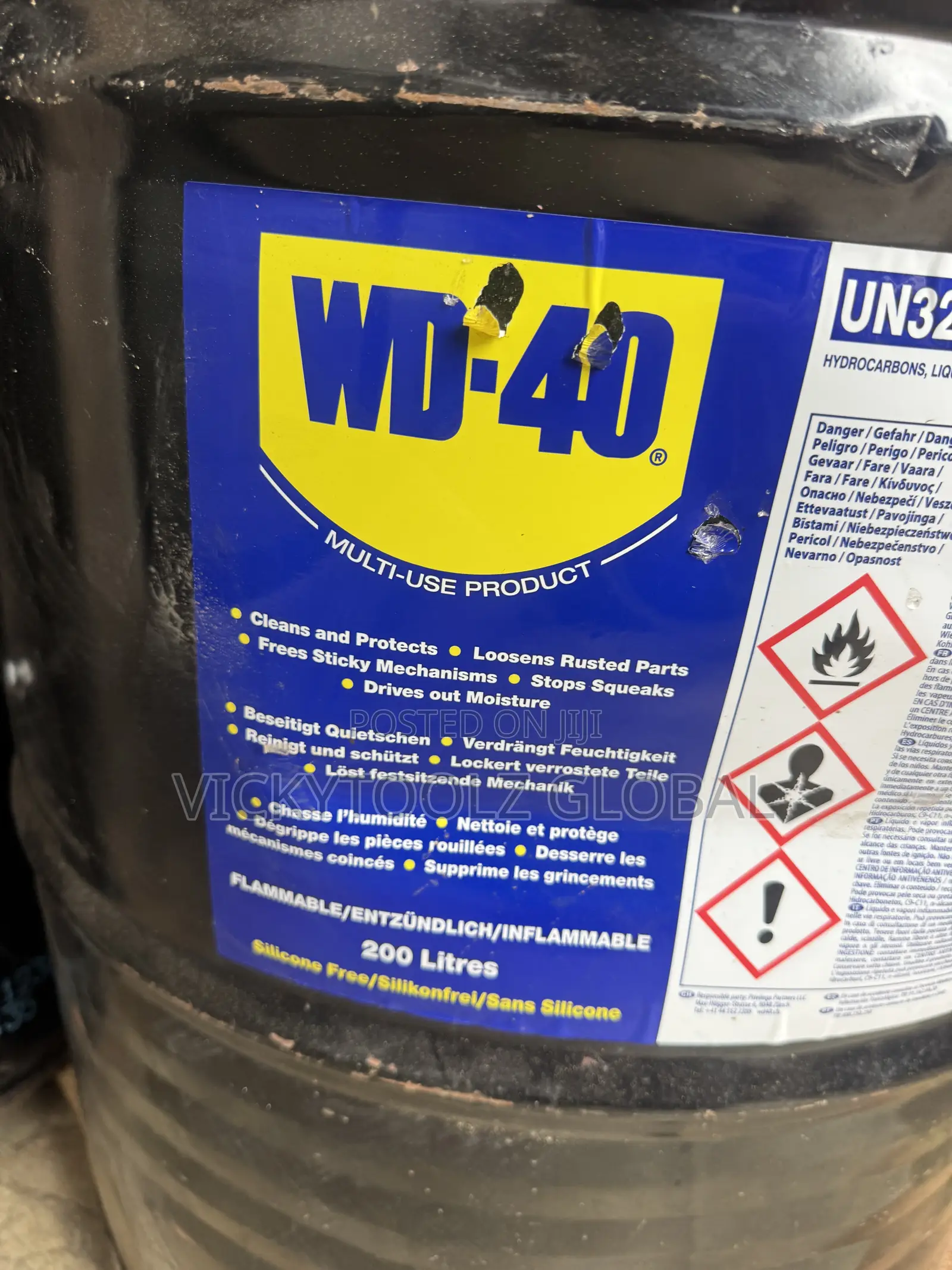 WD 40 Anti Rust Fluid 200Liters