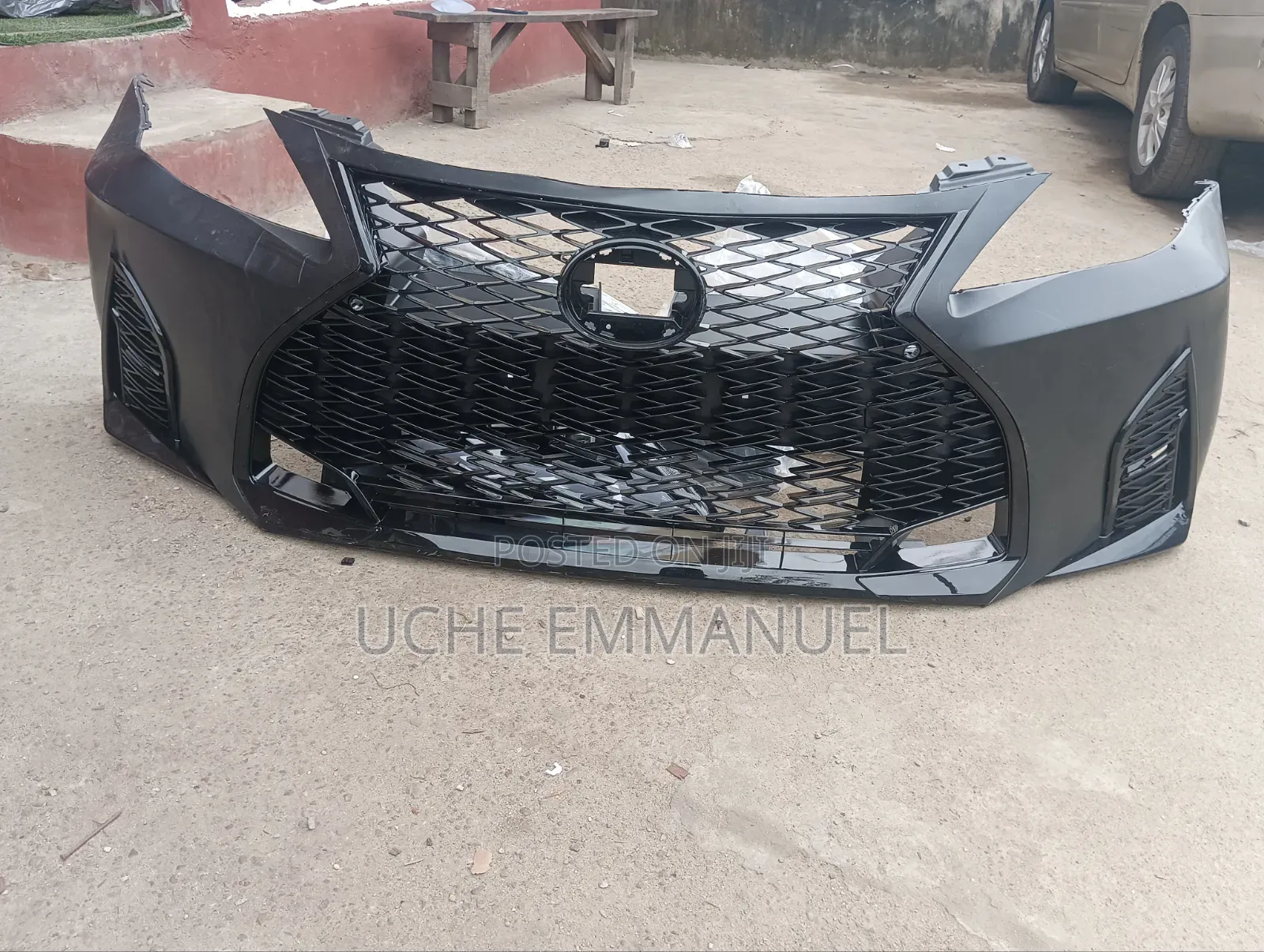 Front Bumper Is250 Black Face 2020