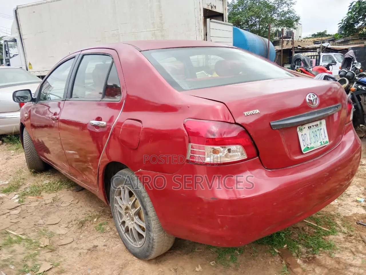 Toyota Yaris 2008 Red