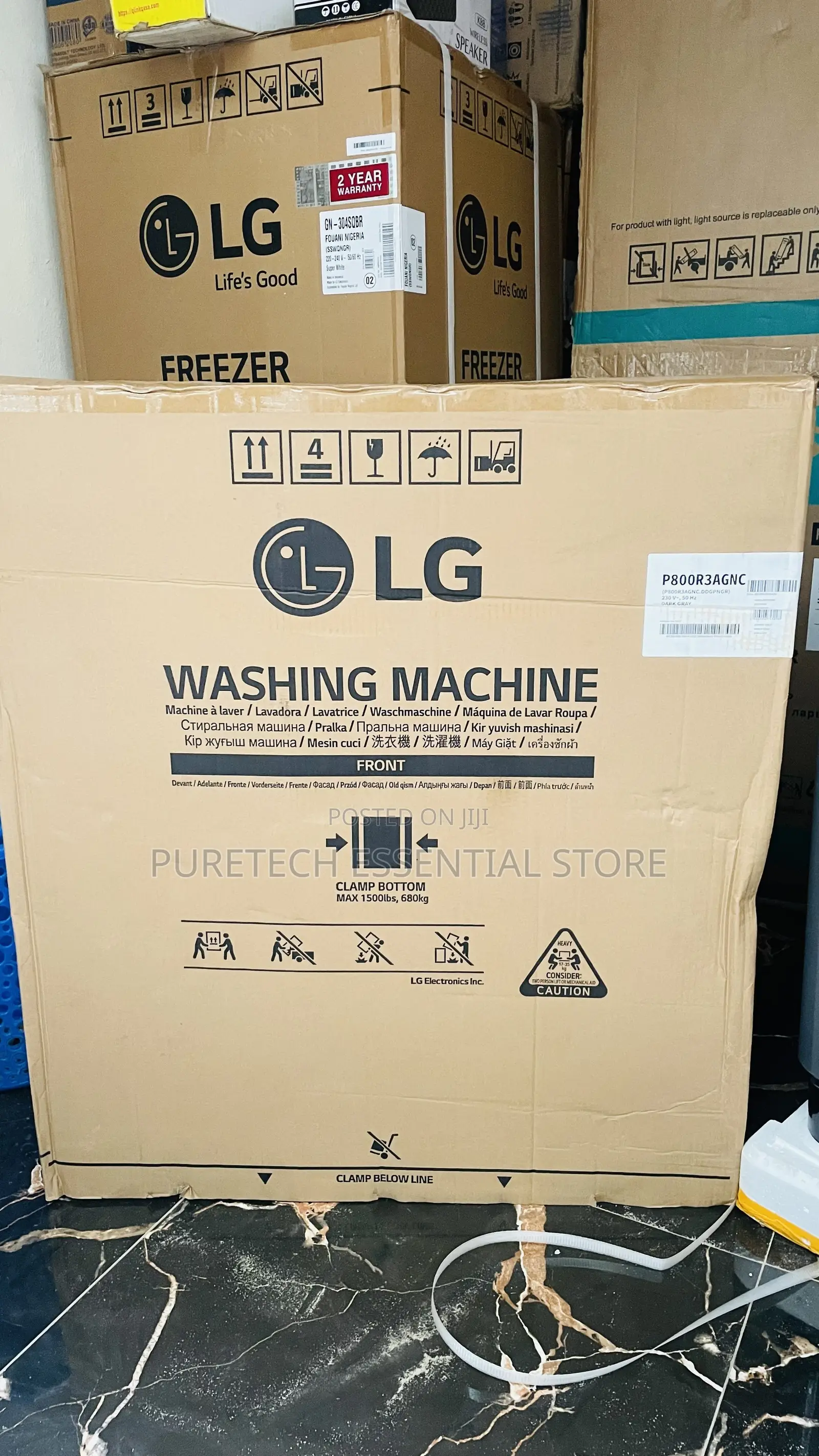 New LG 8kg Washing Machine Top Loader Manuel