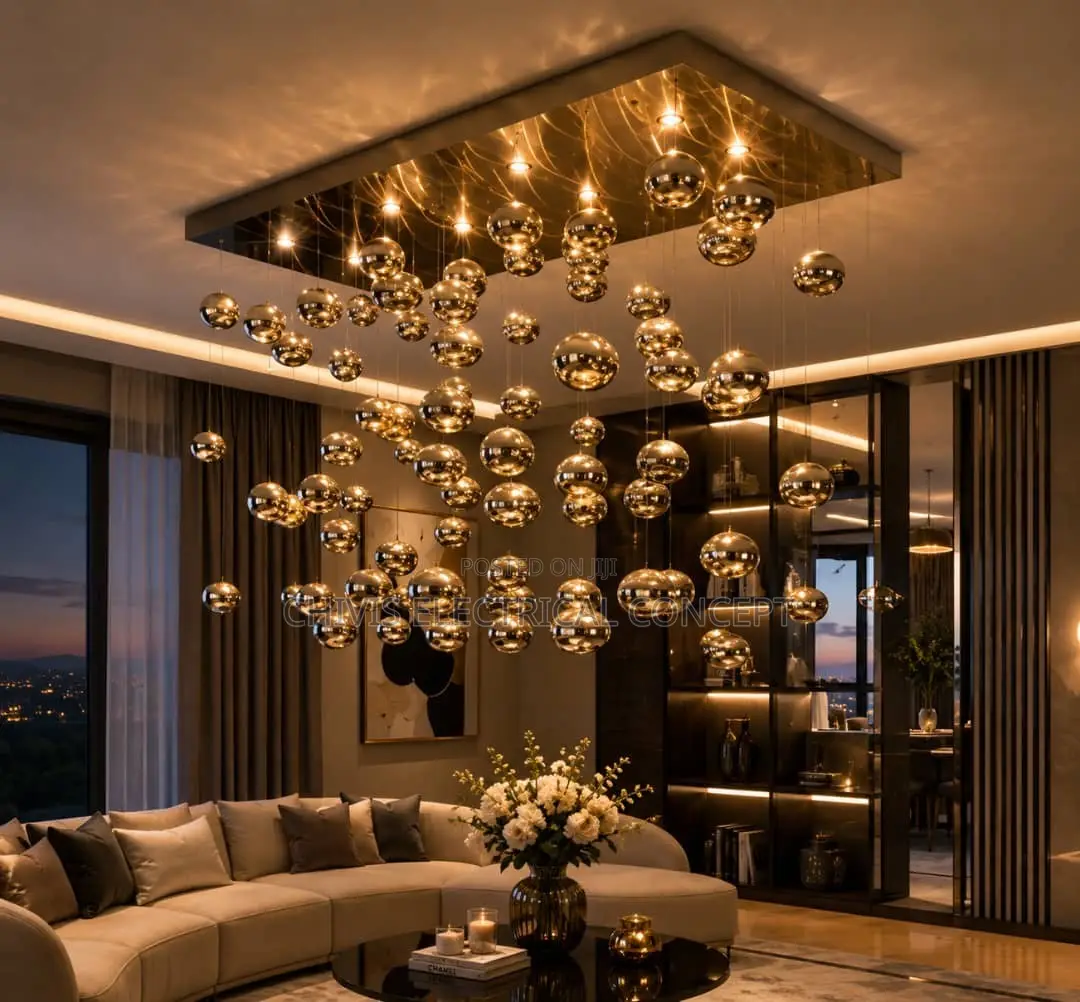Luxury Nordic LED Crystal Chandelier for Home, Hotel, Sitting Room