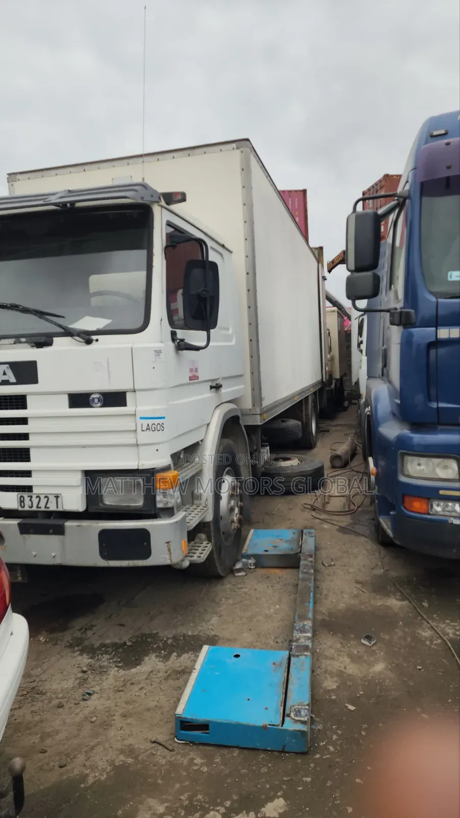 Clean Foreign Used Scania Truck Container Body