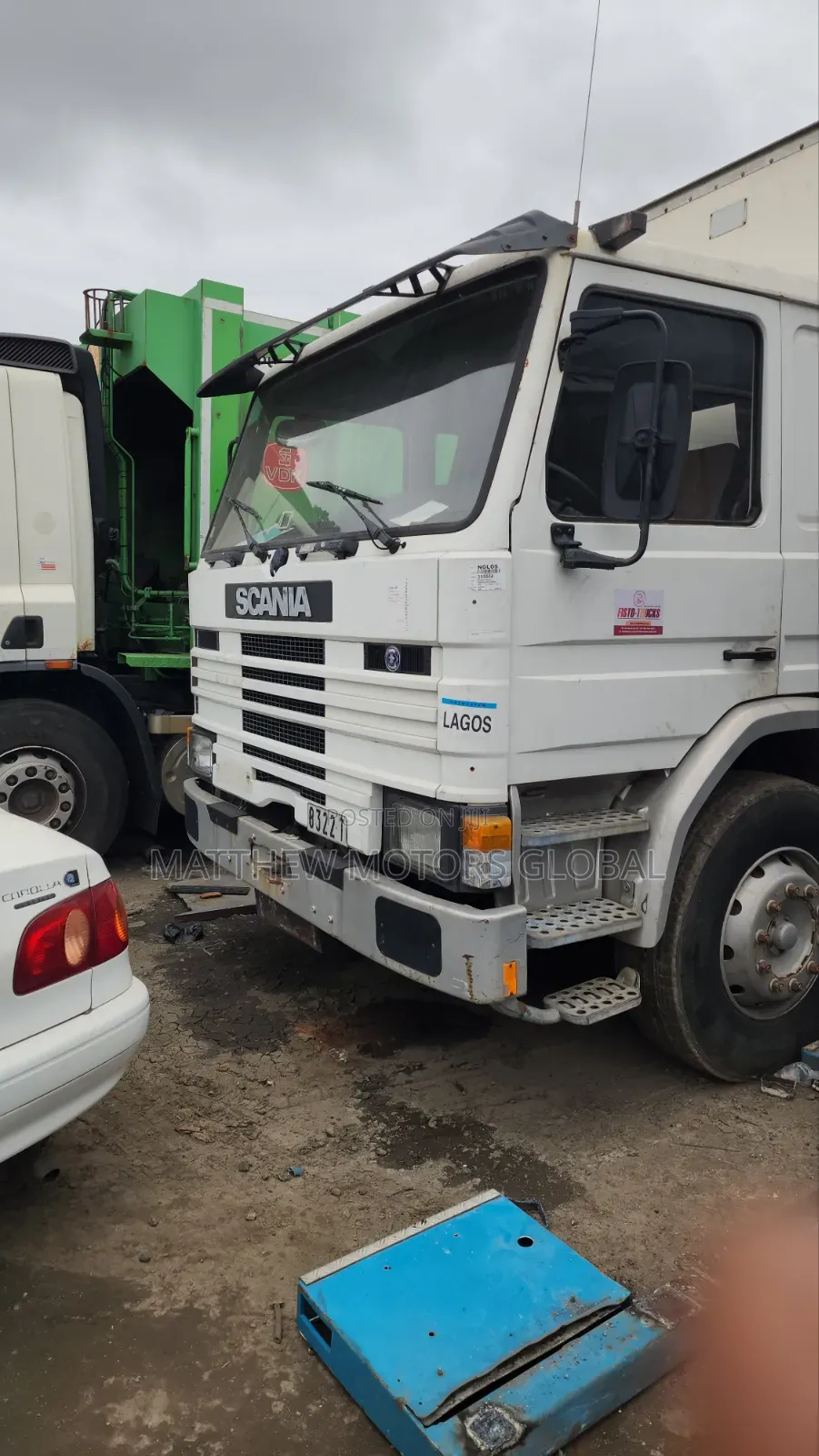 Clean Foreign Used Scania Truck Container Body