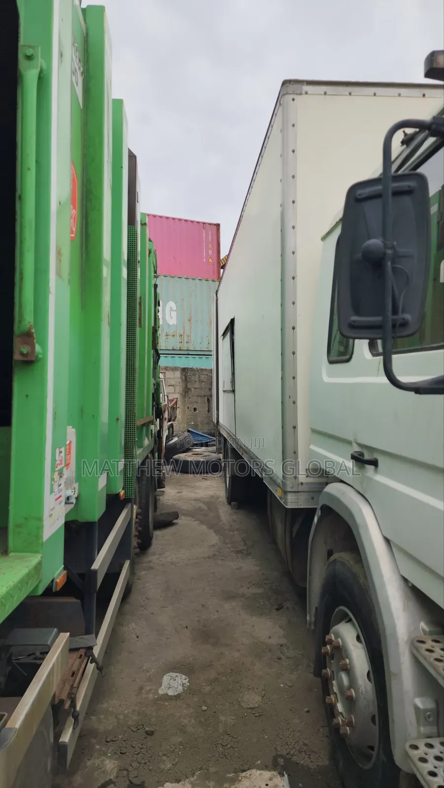 Clean Foreign Used Scania Truck Container Body