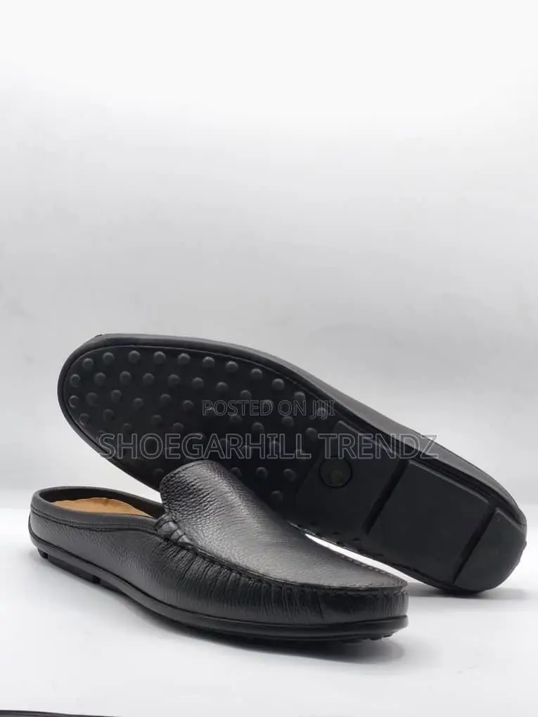 Fattielli Shoes Half Shoes Drivers With Pebbled Sole