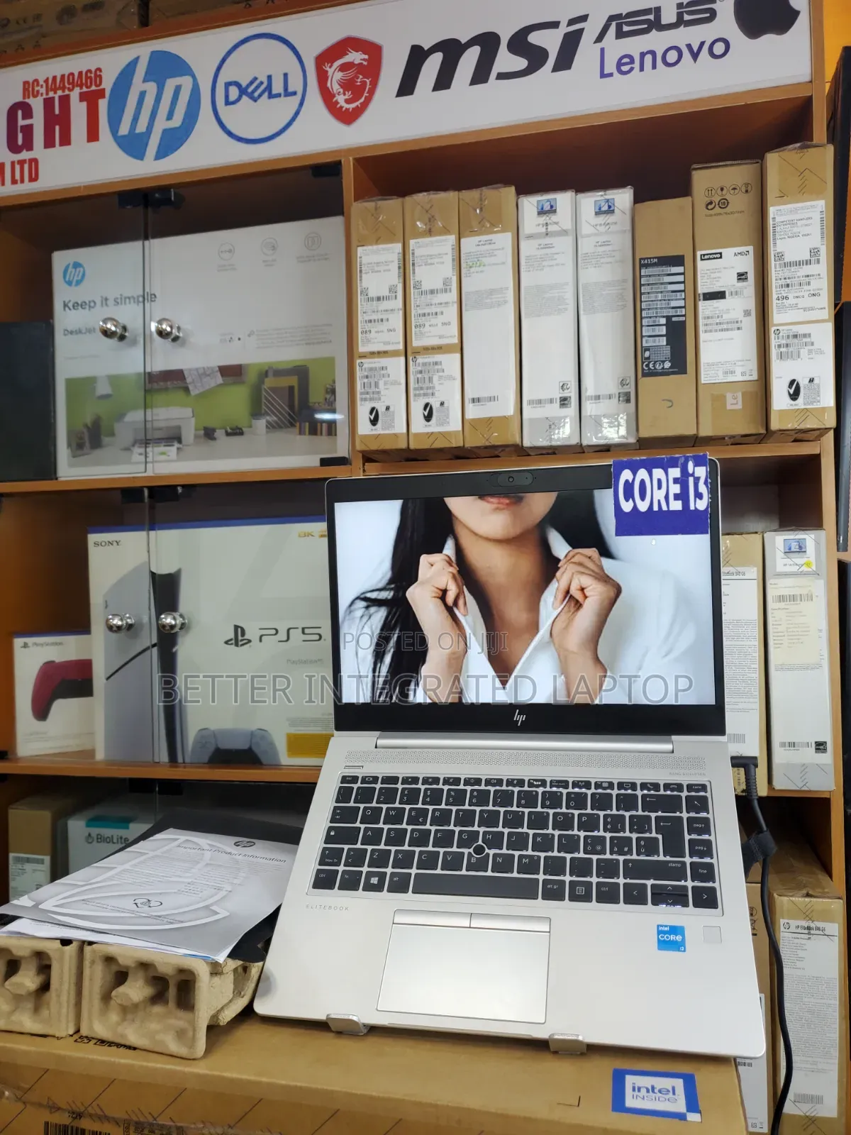 New Laptop HP EliteBook 850 G1 16GB Intel Core i3 SSD 512GB