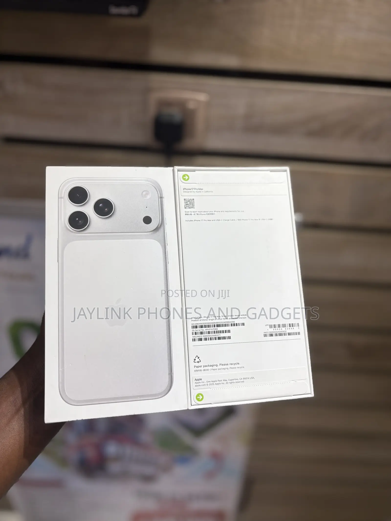New Apple iPhone 17 Pro Max 512 GB Silver