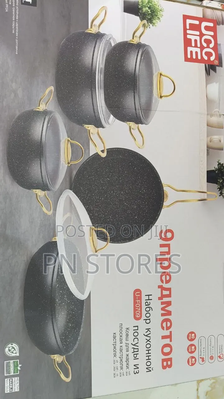9pcs Quality Nocar Die Cast Pot Set
