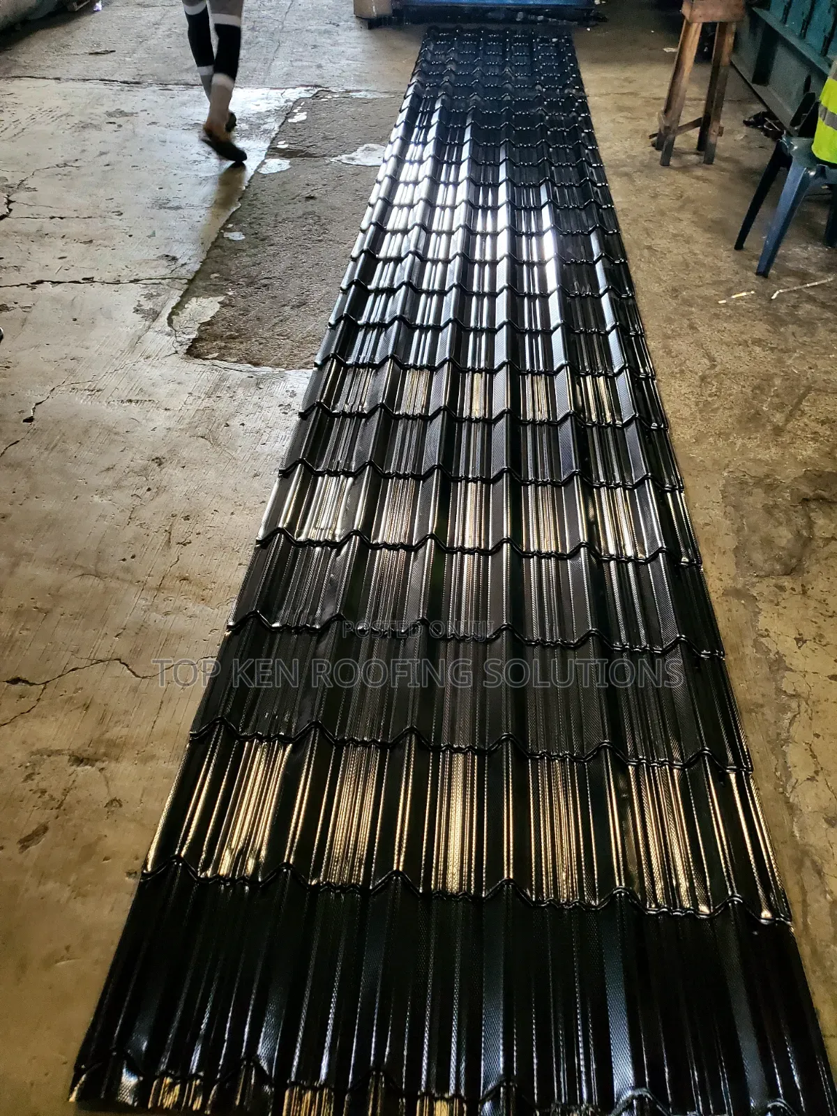 Thickness 0.55Bmm Steptiles Design Black