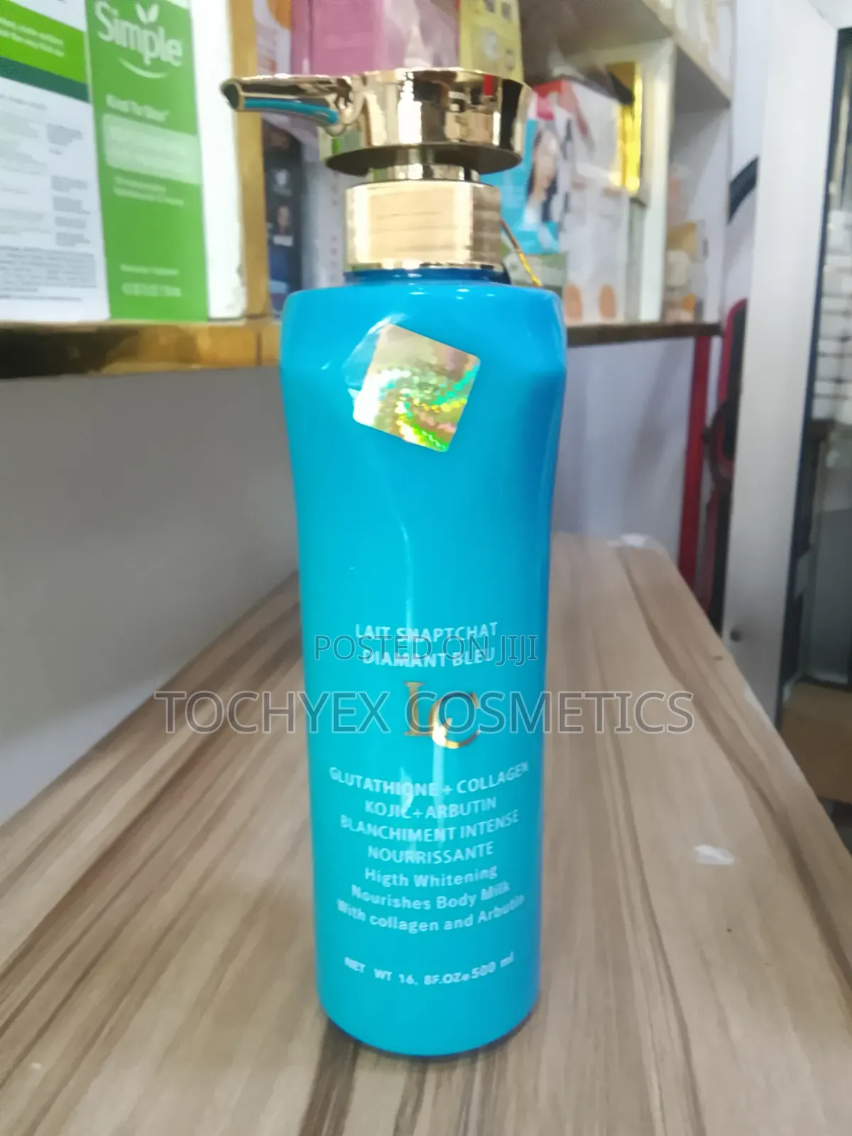 Snapchat Diamant Bleu Glutathione + Collagen Body Milk