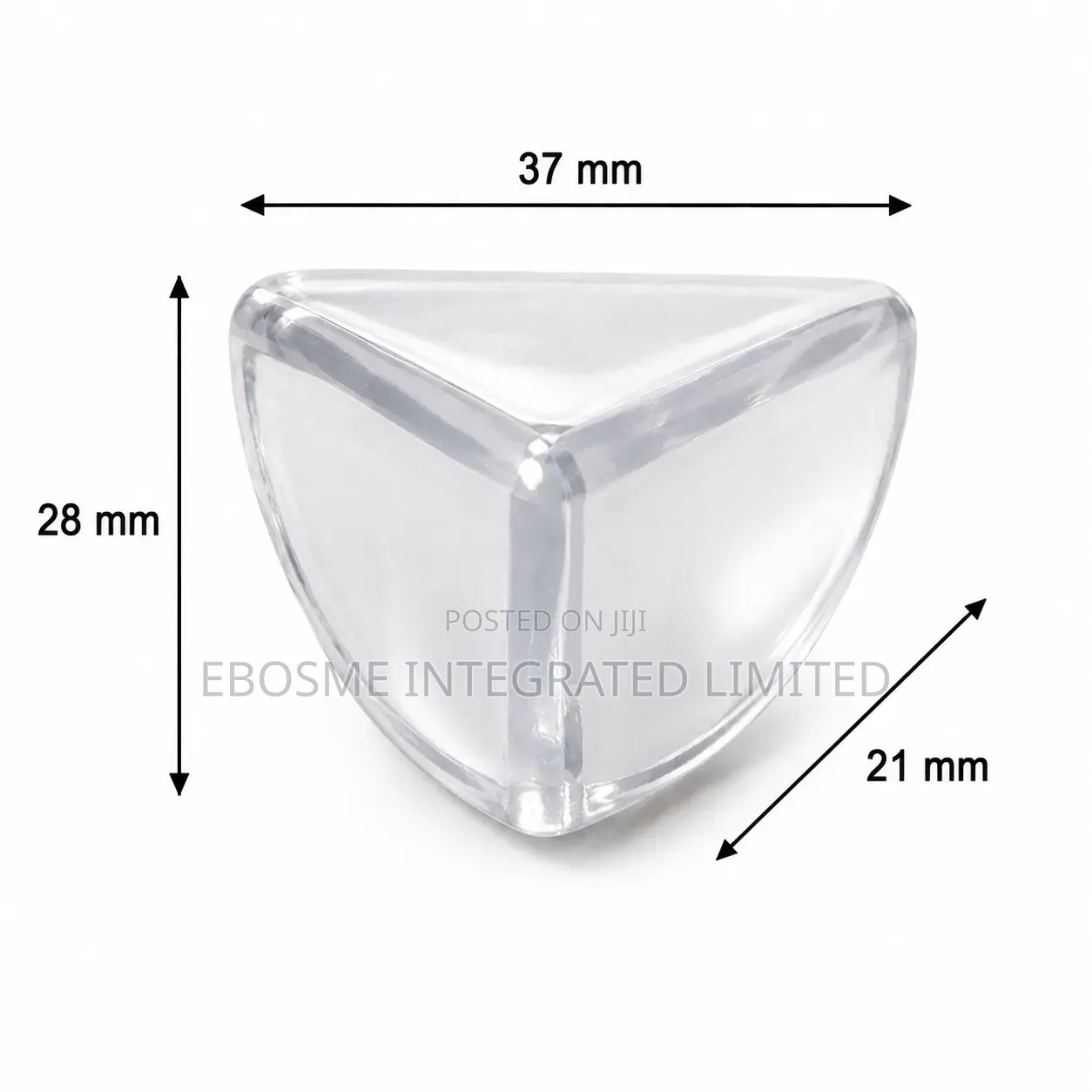 4pcs Transparent Child Safety Corner Guards With Adhesive Tape