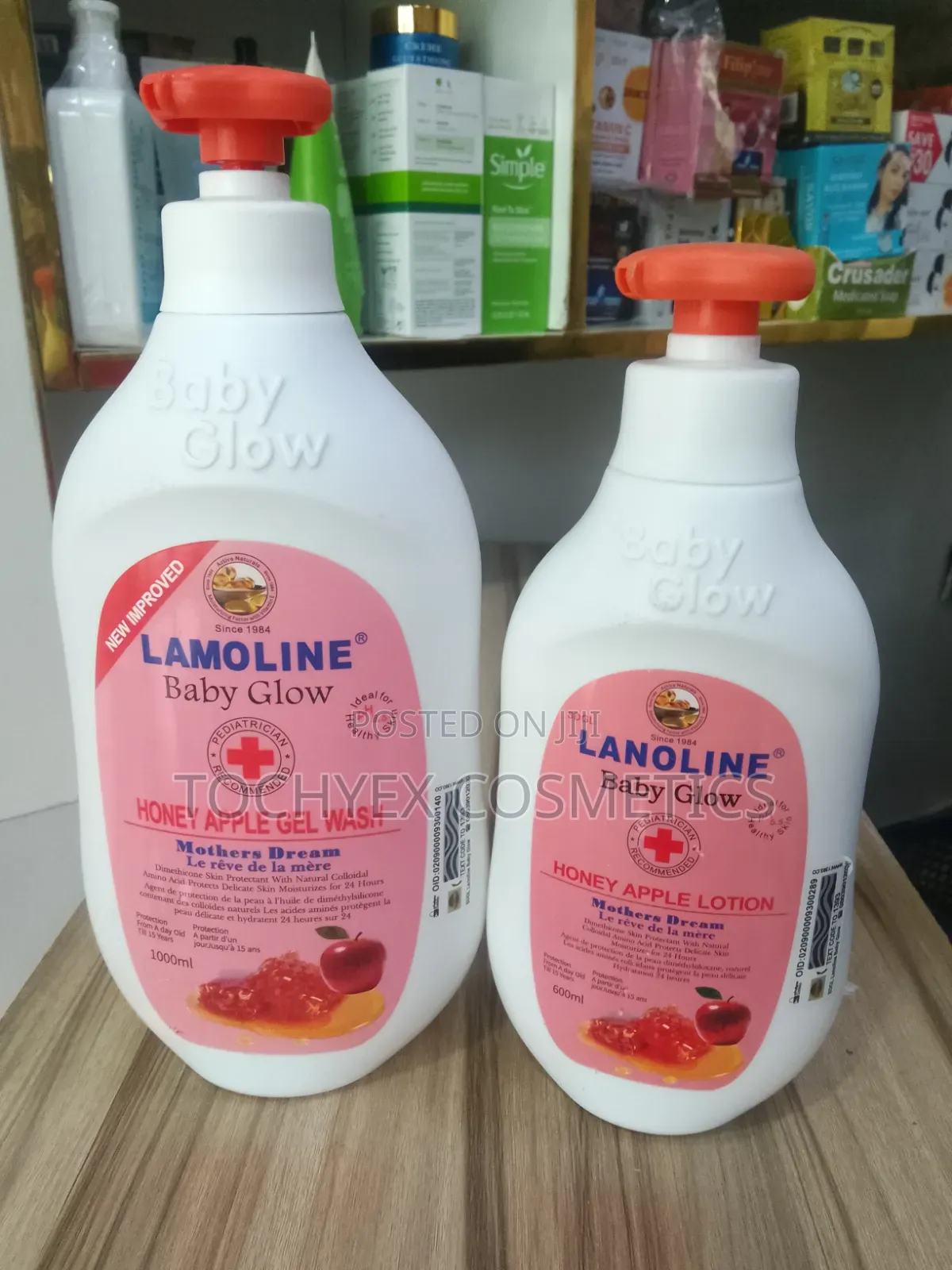 Lanoline Baby Glow Honey Apple Lotion Gel Wash