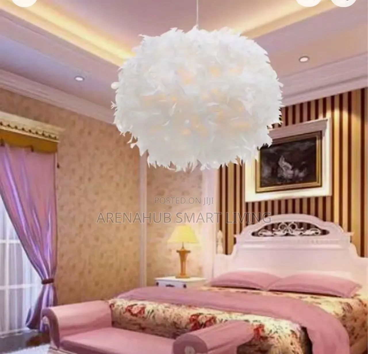 Morden Feather LED Pendant Light