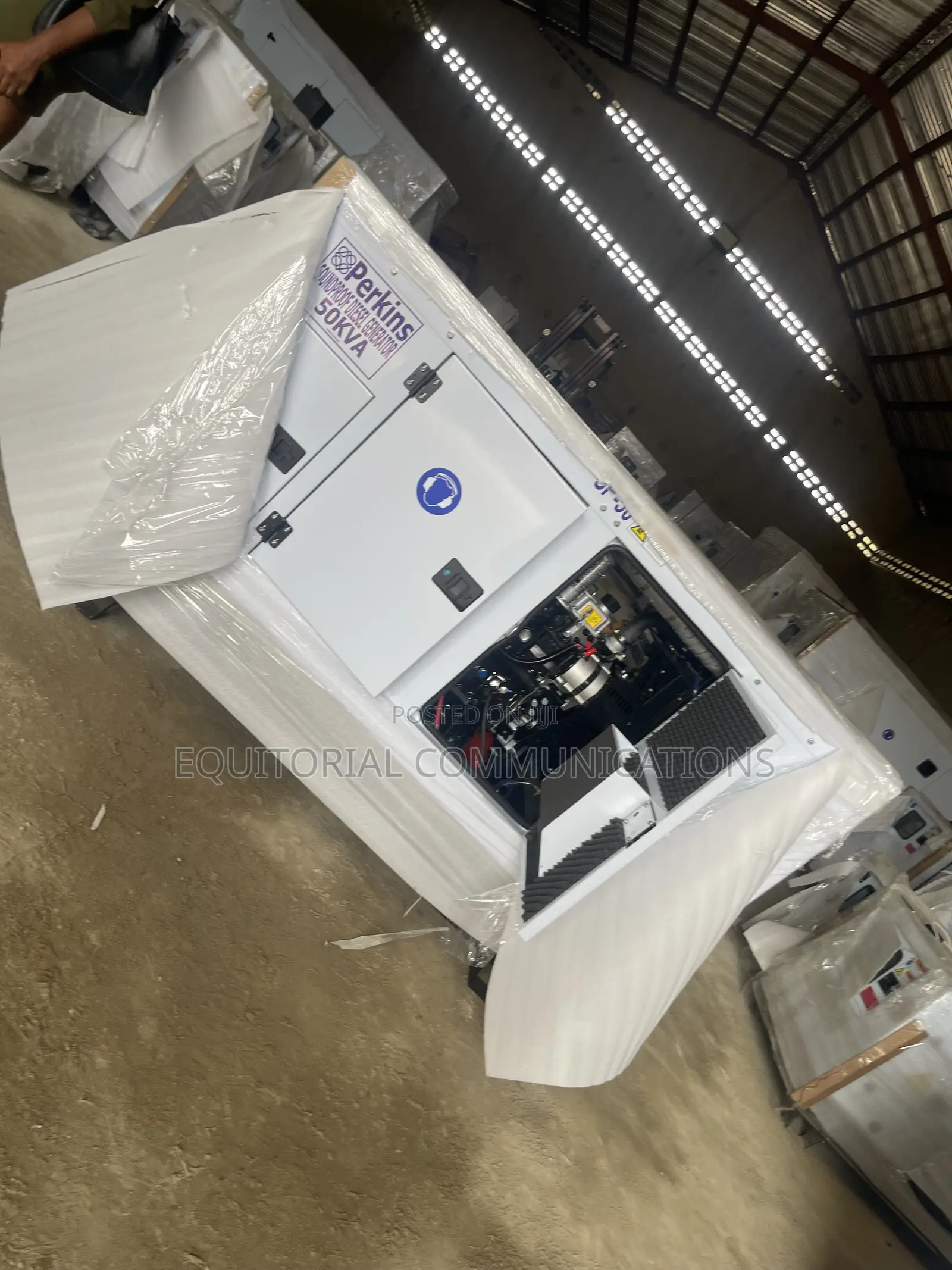 Perkins 50kVA Soundproof Backup Generator