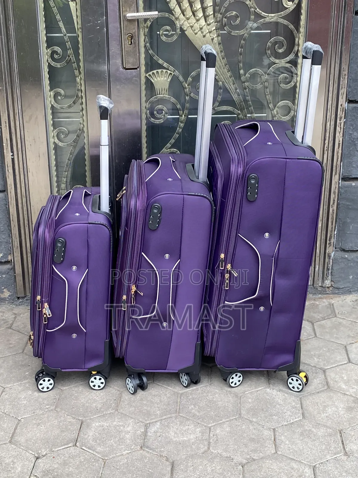 Swiss Polo Polyester Luggage – Purple