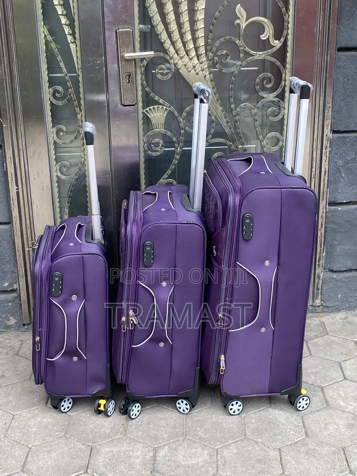 Swiss Polo Polyester Luggage – Purple