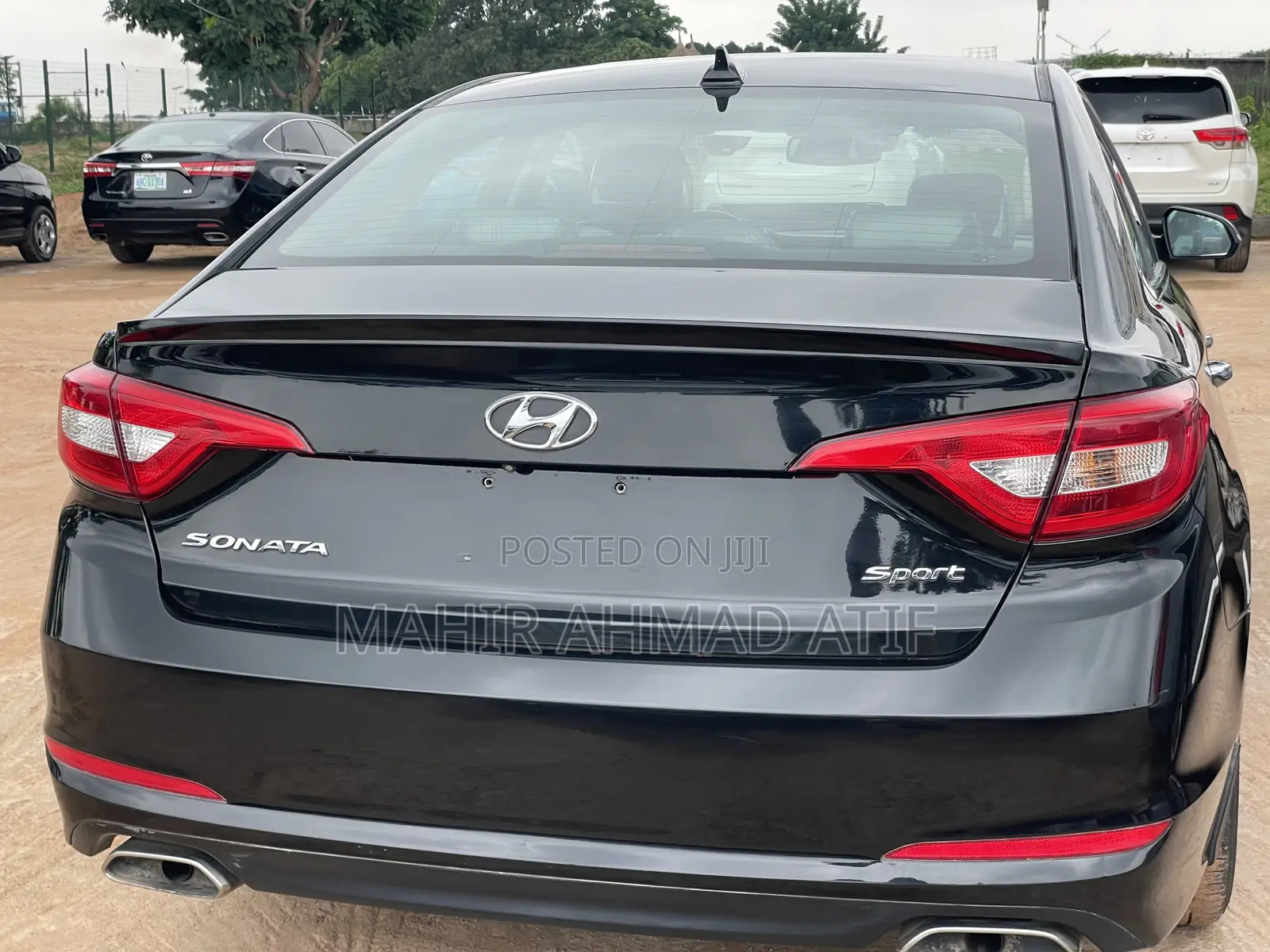 Hyundai Sonata Sport 2.0T Sedan FWD (2.0L 4cyl 6A) 2016 Black