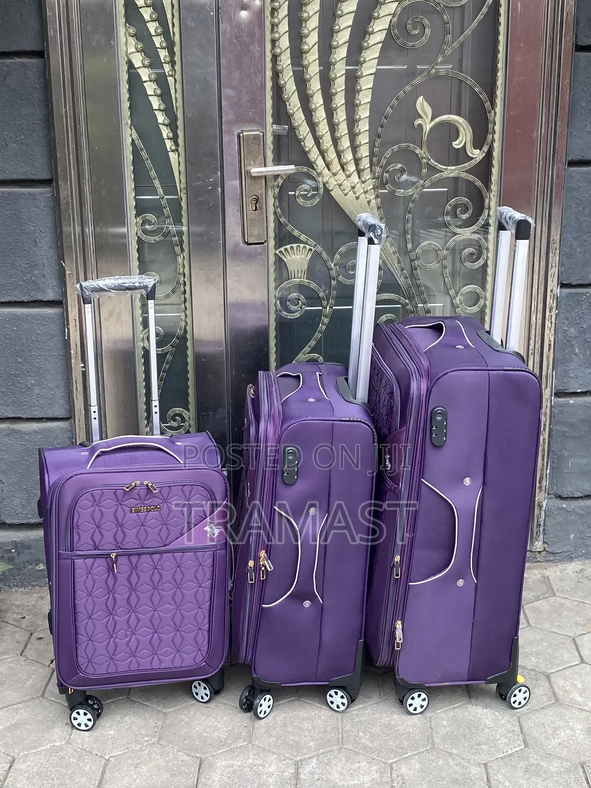 Swiss Polo 3-Piece Polyester Luggage Set