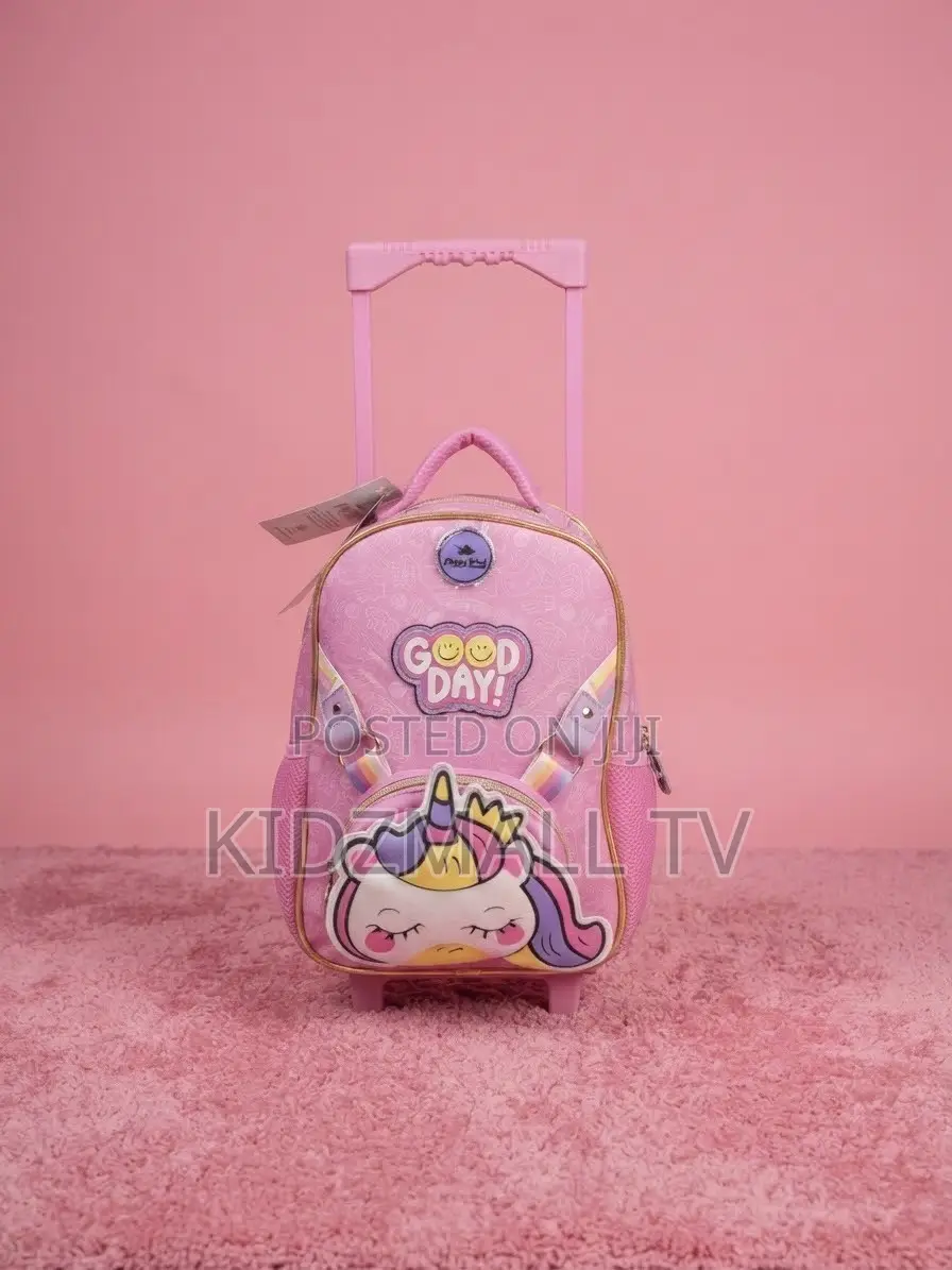 Glossy Bird 12inch Trolley Backpack for Kids