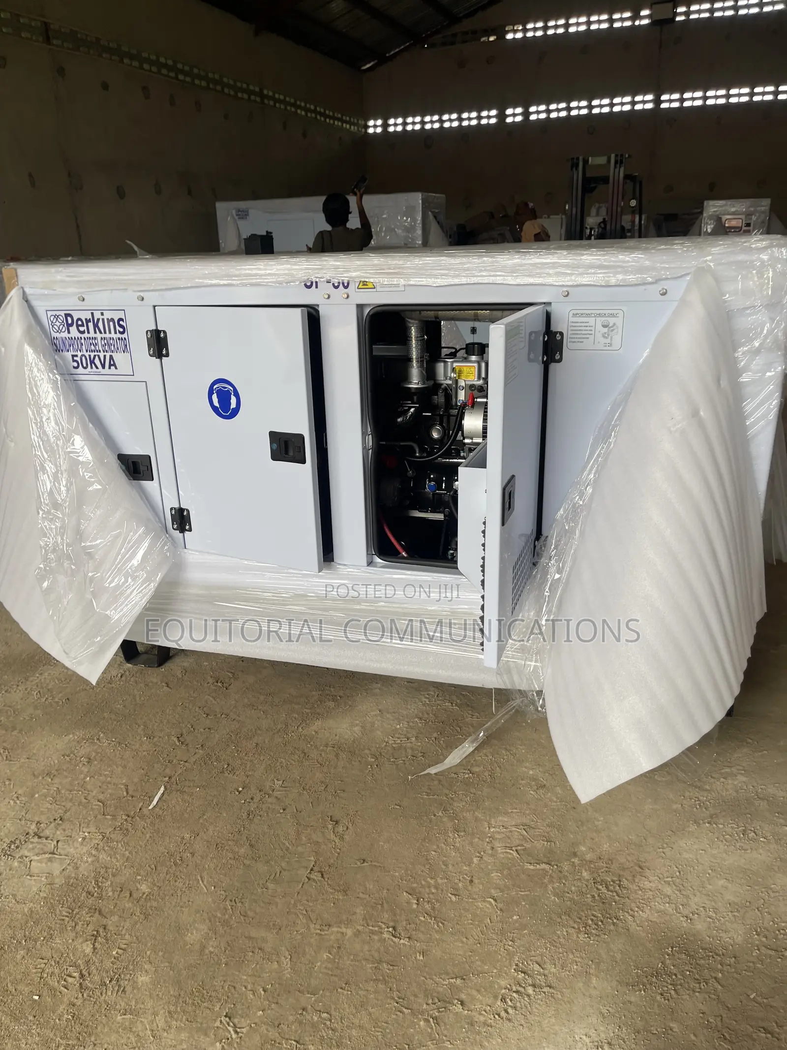 Perkins 50kVA Soundproof Genset for Commercial Use