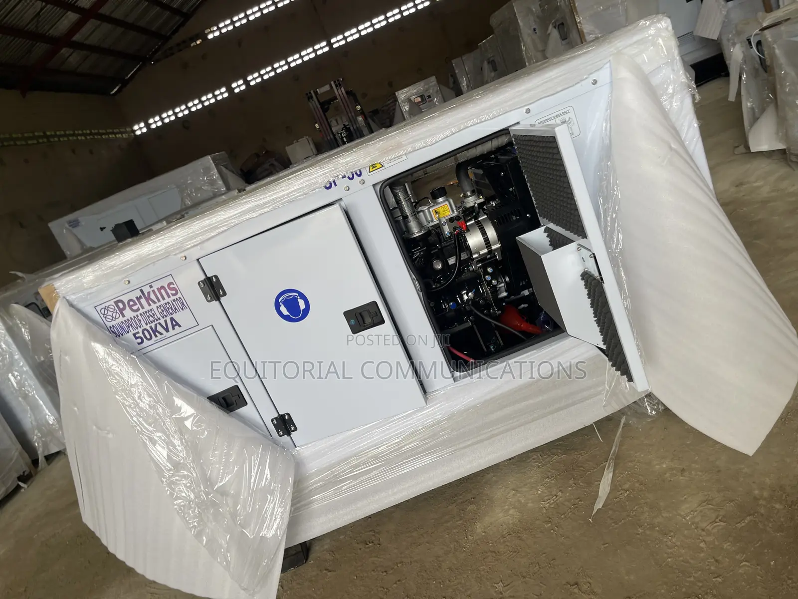 Perkins 50kVA Soundproof Generator for Commercial Buildings