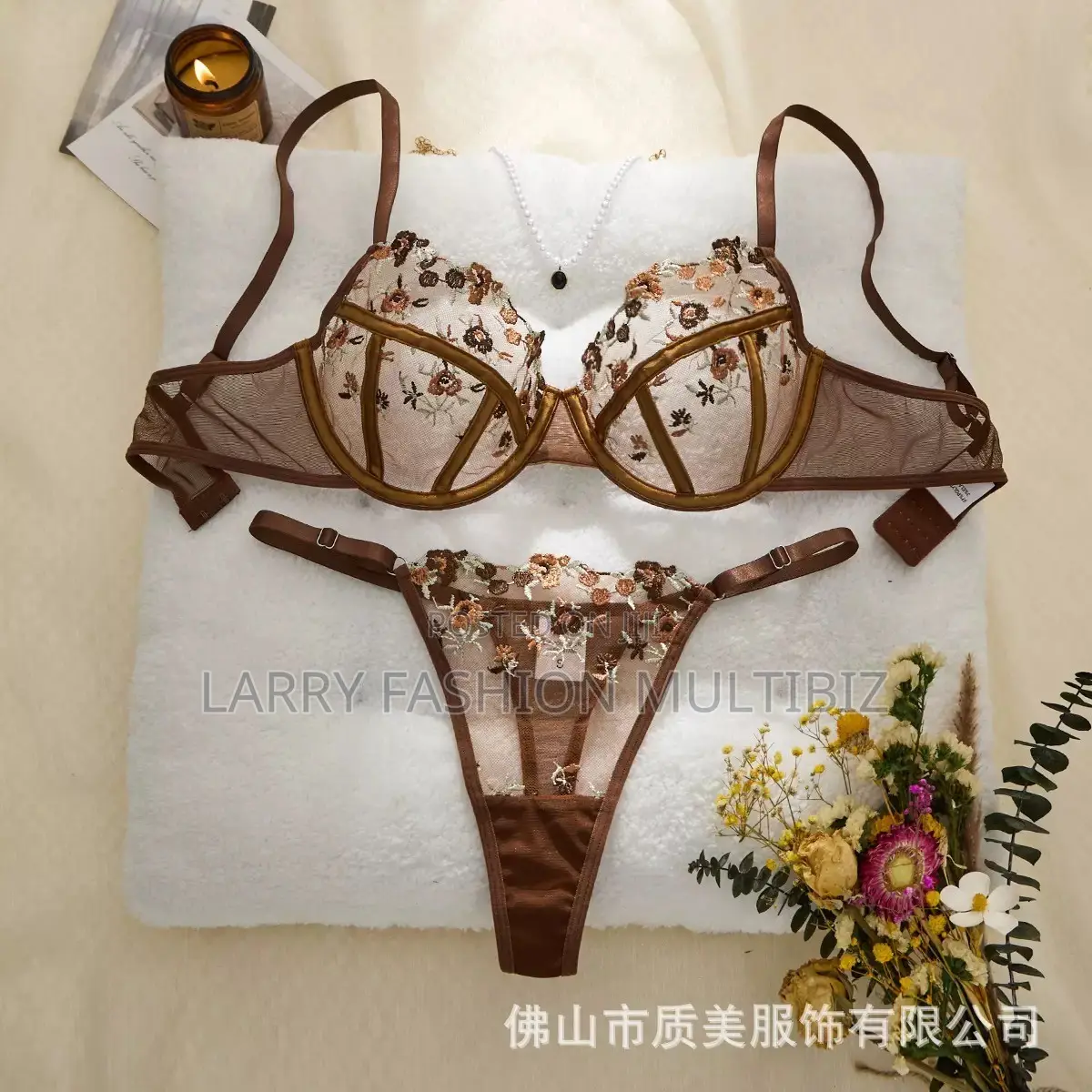 Floral 2piece Bra Set