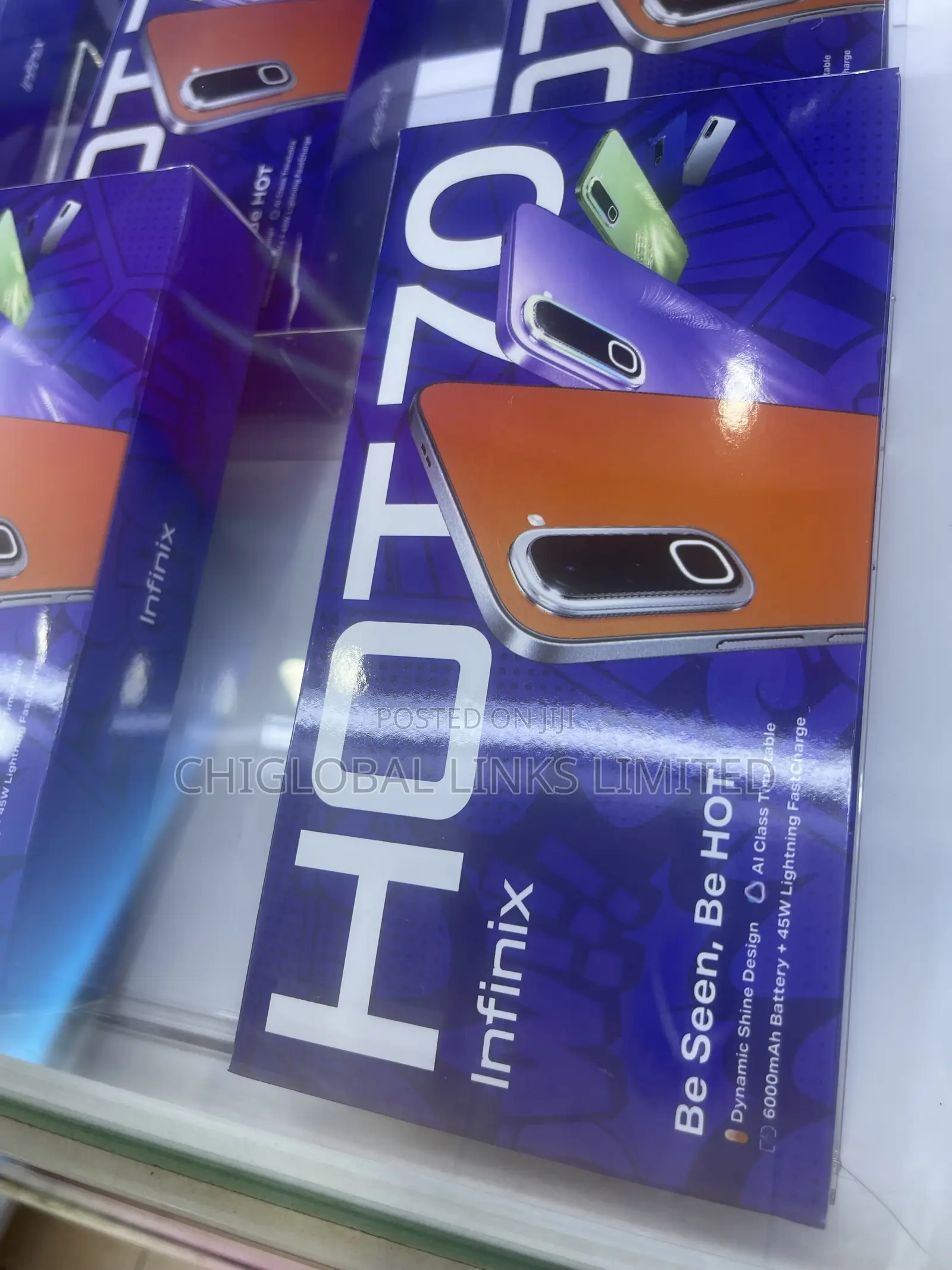New Infinix Hot 70 128 GB Black