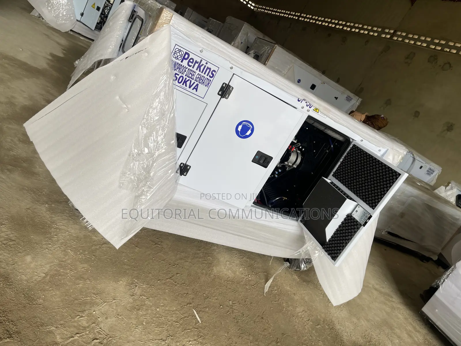 Perkins 50kVA Soundproof Generator for Quiet Power Supply