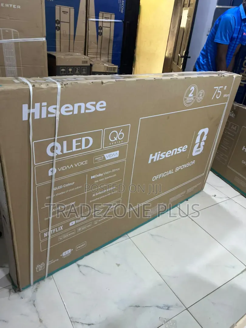Cinematic Hisense 75 Inches Smart Television With Dolby Vision